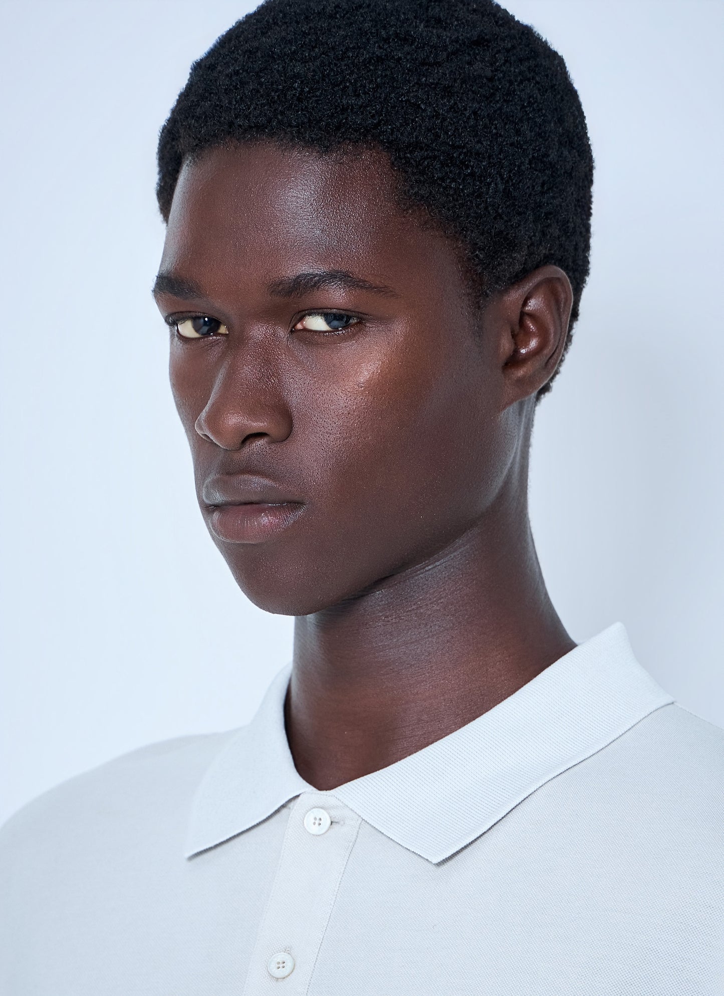 Acne Studios Men Washed Logo Polo Shirt ACNE STUDIOS