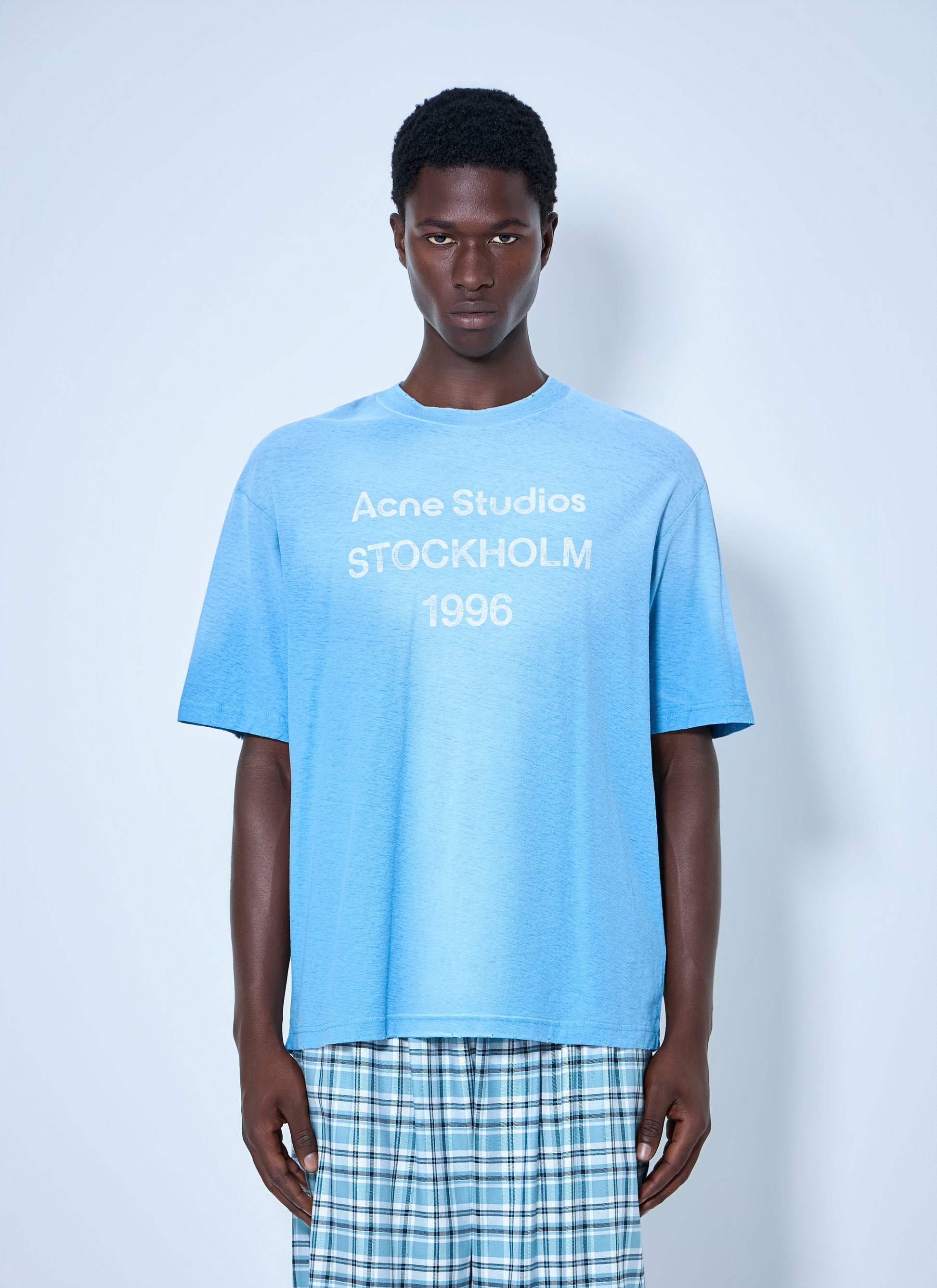 Acne Studios Men Logo Motif Cotton T-Shirt ACNE STUDIOS