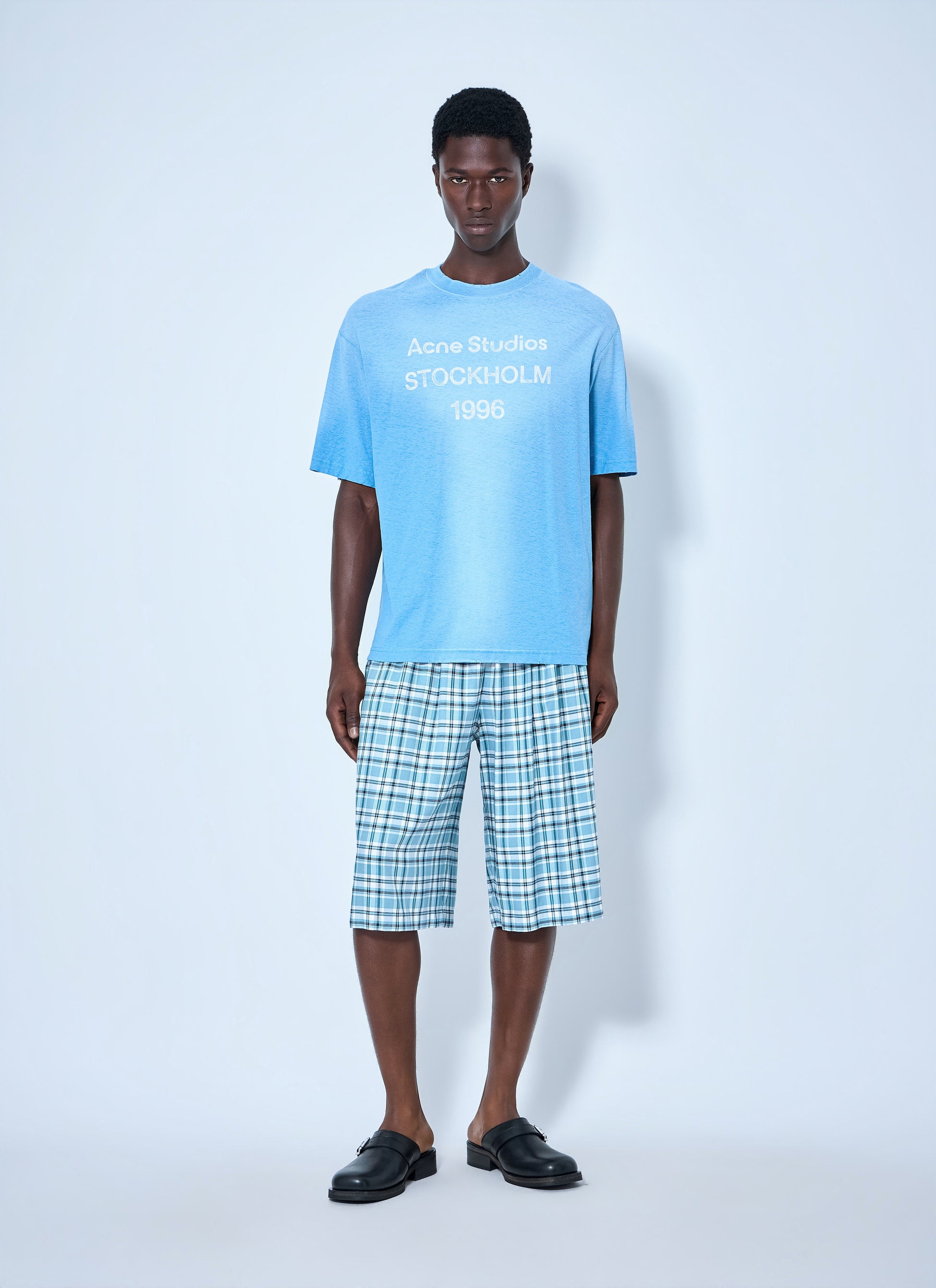 Acne Studios Men Logo Motif Cotton T-Shirt ACNE STUDIOS
