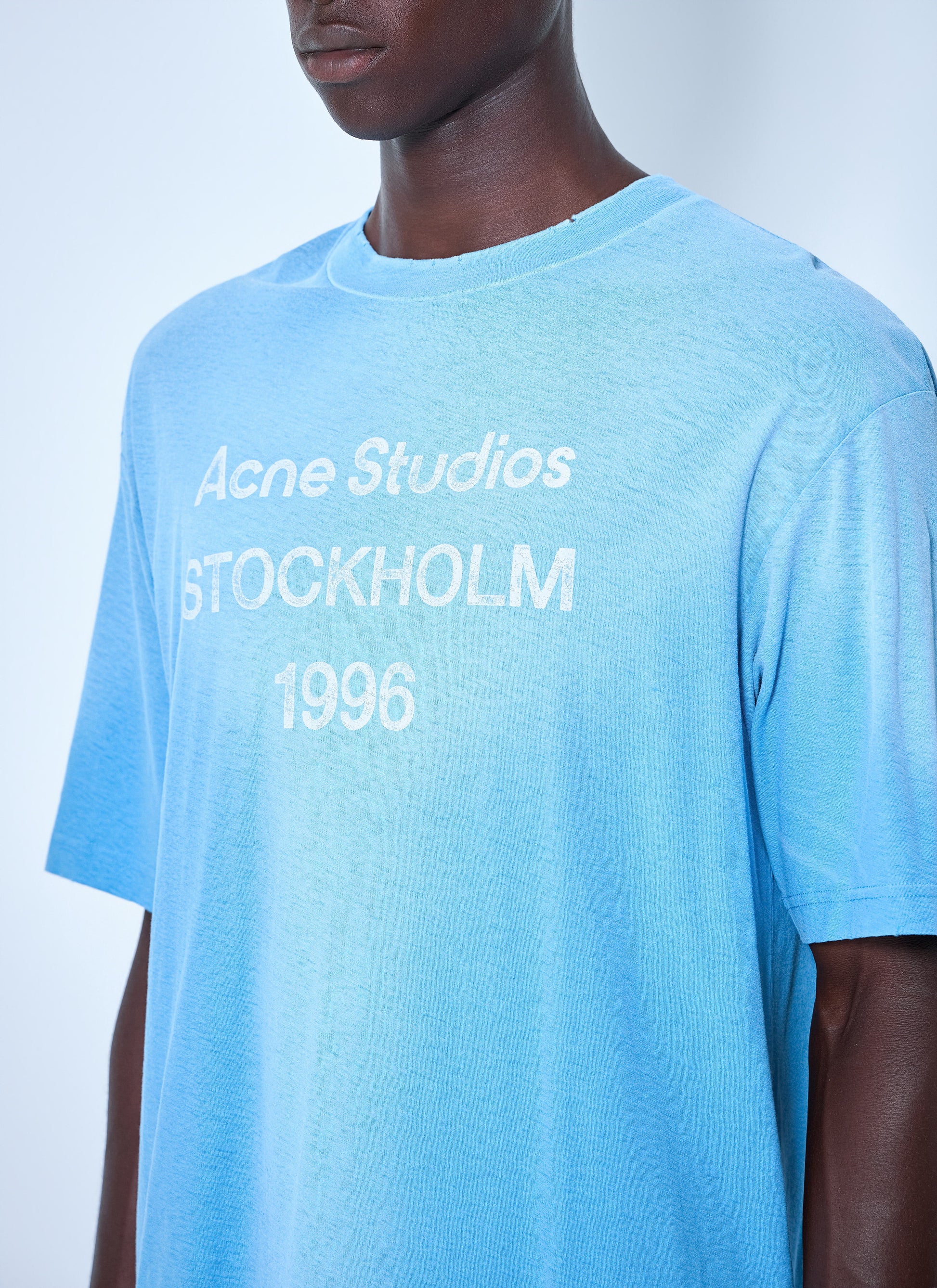 Acne Studios Men Logo Motif Cotton T-Shirt ACNE STUDIOS