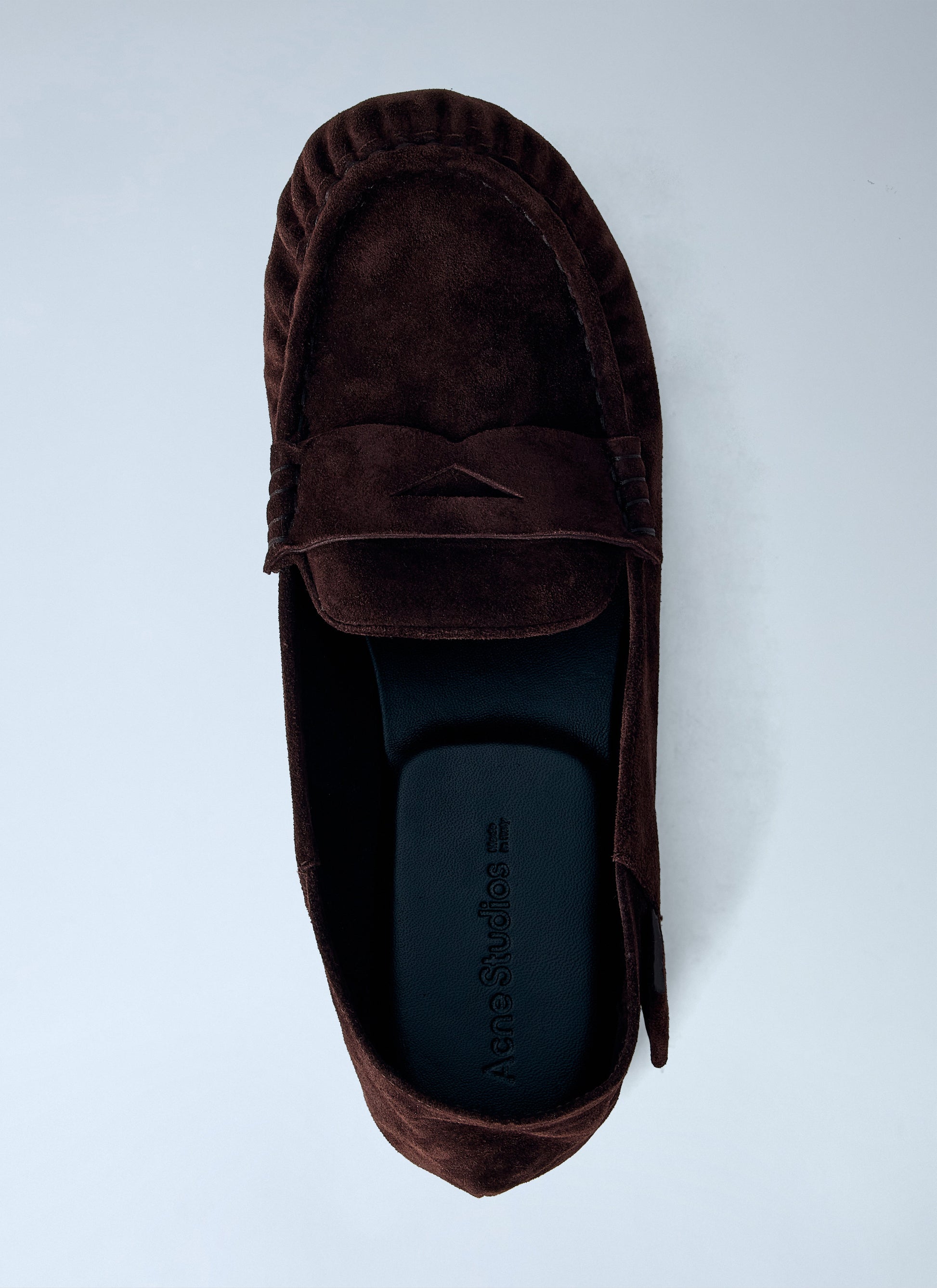 Acne Studios Men Suede Saddle Loafers ACNE STUDIOS