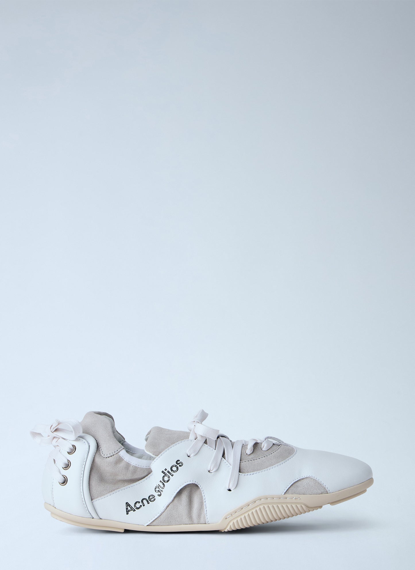 Acne Studios Men Leather Lace-Up Sneakers ACNE STUDIOS
