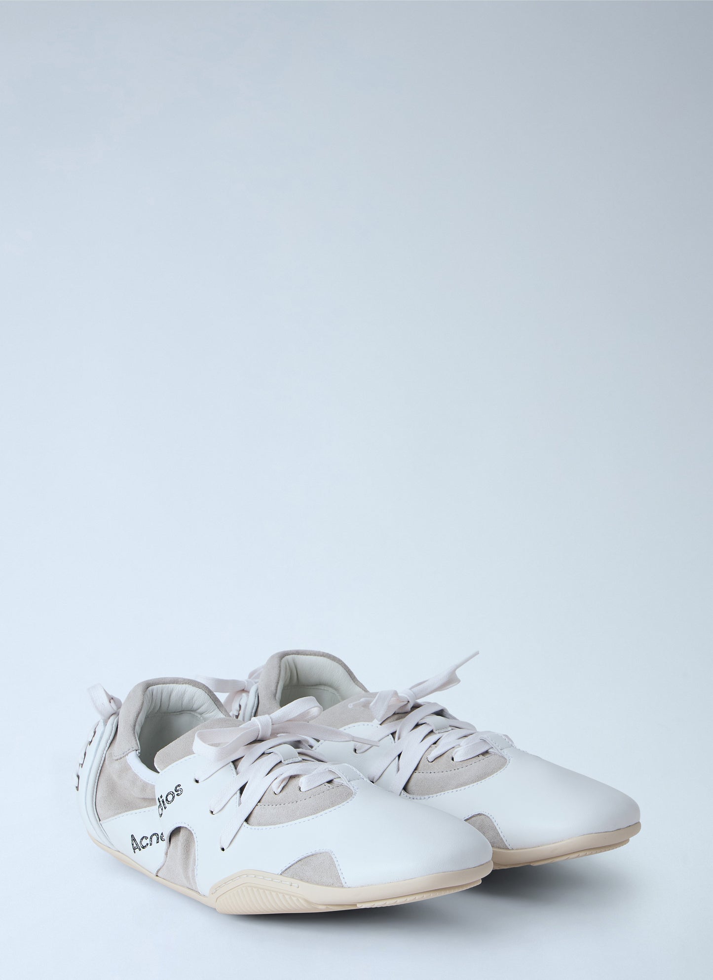 Acne Studios Men Leather Lace-Up Sneakers ACNE STUDIOS