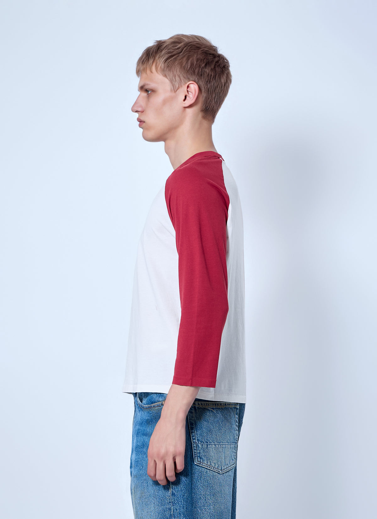 Acne Studios Men Wine Graphic T-Shirt ACNE STUDIOS