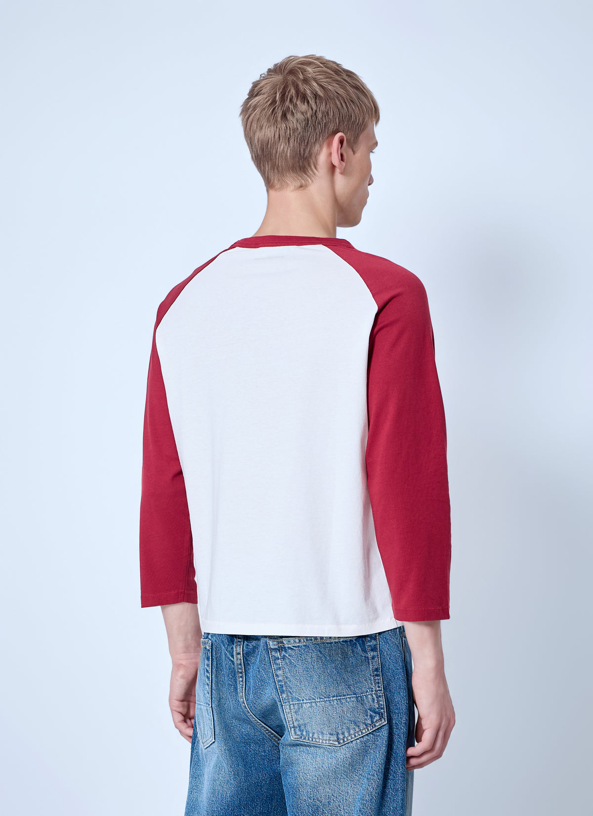 Acne Studios Men Wine Graphic T-Shirt ACNE STUDIOS