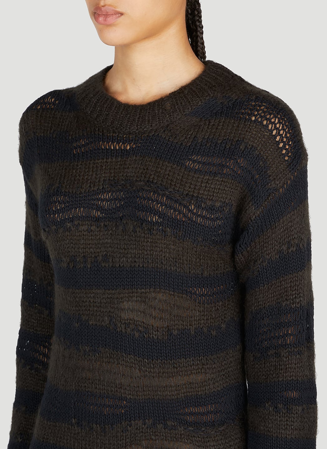 Acne Studios Women Ladder Knit Midi Dress ACNE STUDIOS