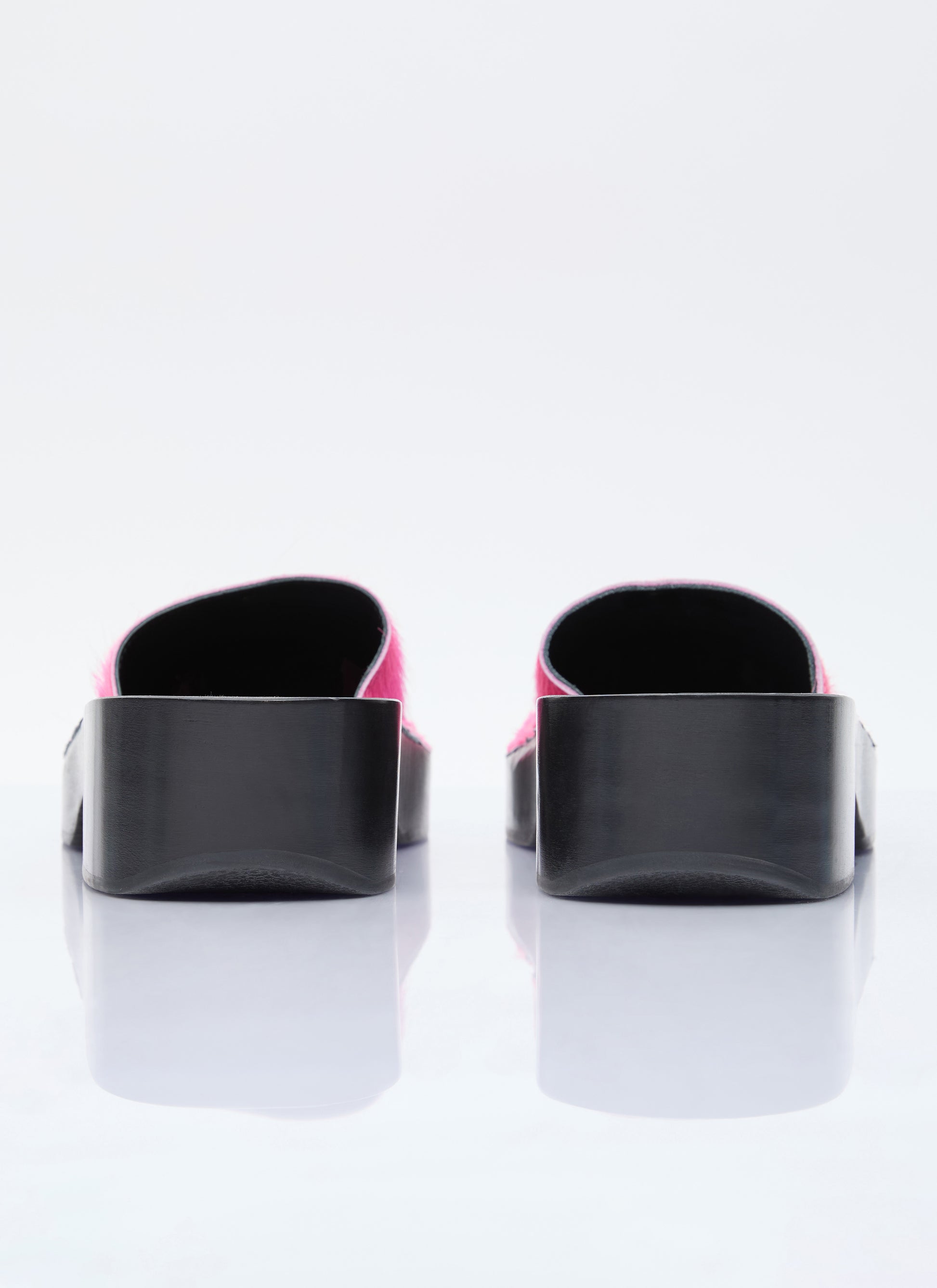 Acne Studios Women Hairy Wood Clogs ACNE STUDIOS