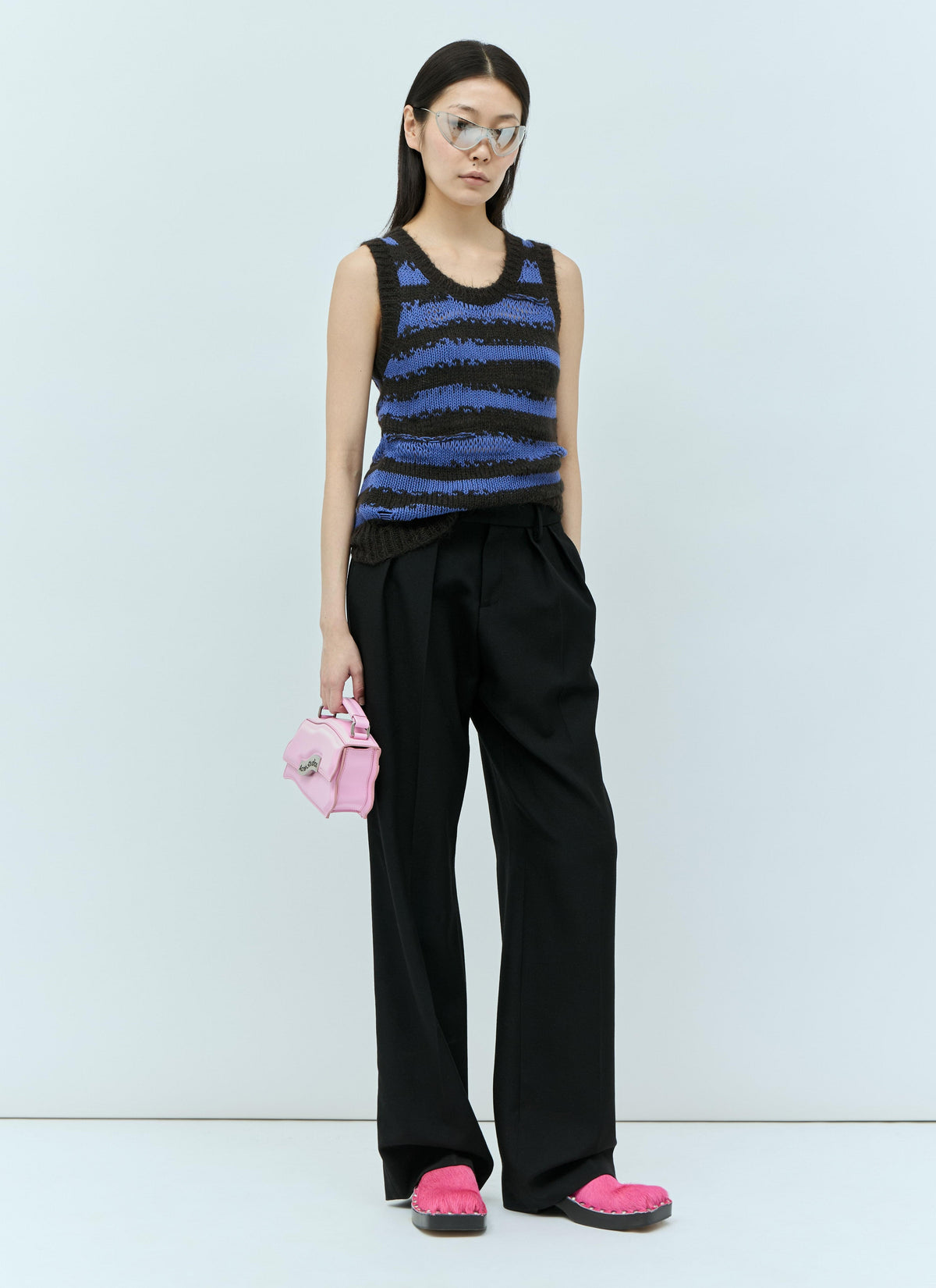 Acne Studios Women Distressed Stripe Top ACNE STUDIOS