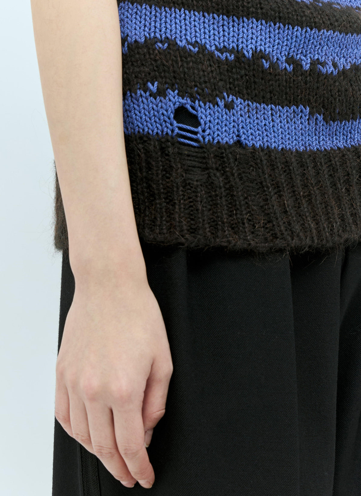 Acne Studios Women Distressed Stripe Top ACNE STUDIOS