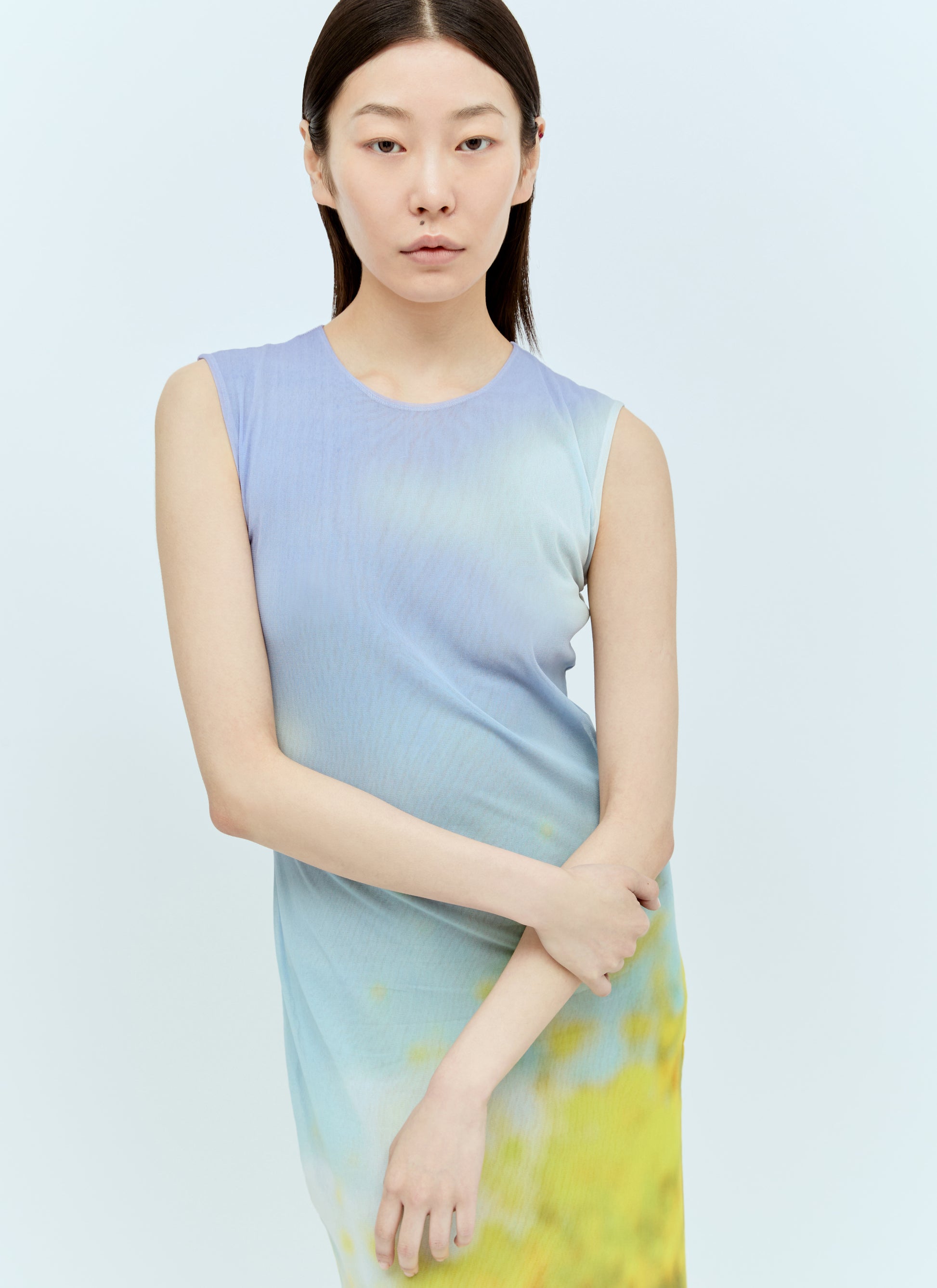 Acne Studios Women Blurred Print Maxi Dress ACNE STUDIOS