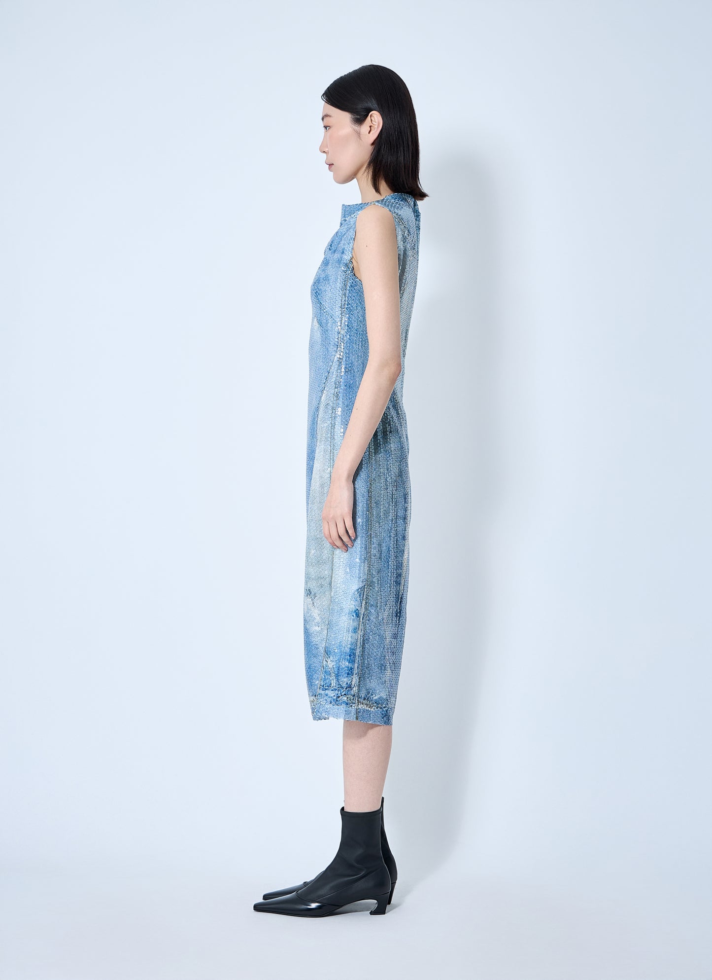 Acne Studios Women Printed Sequin Midi Dress ACNE STUDIOS