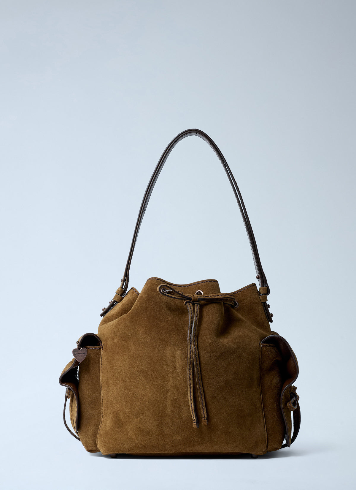 Acne Studios Women Suede Multipocket Bucket Bag ACNE STUDIOS