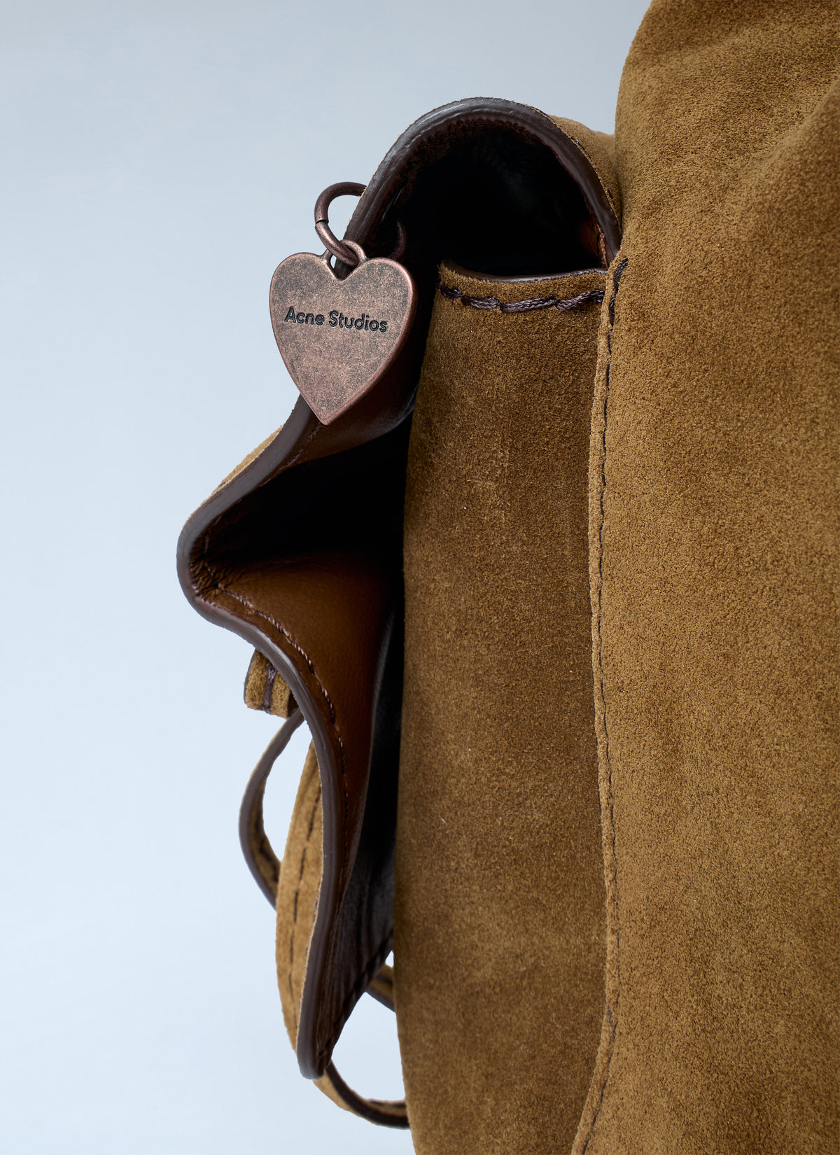 Acne Studios Women Suede Multipocket Bucket Bag ACNE STUDIOS