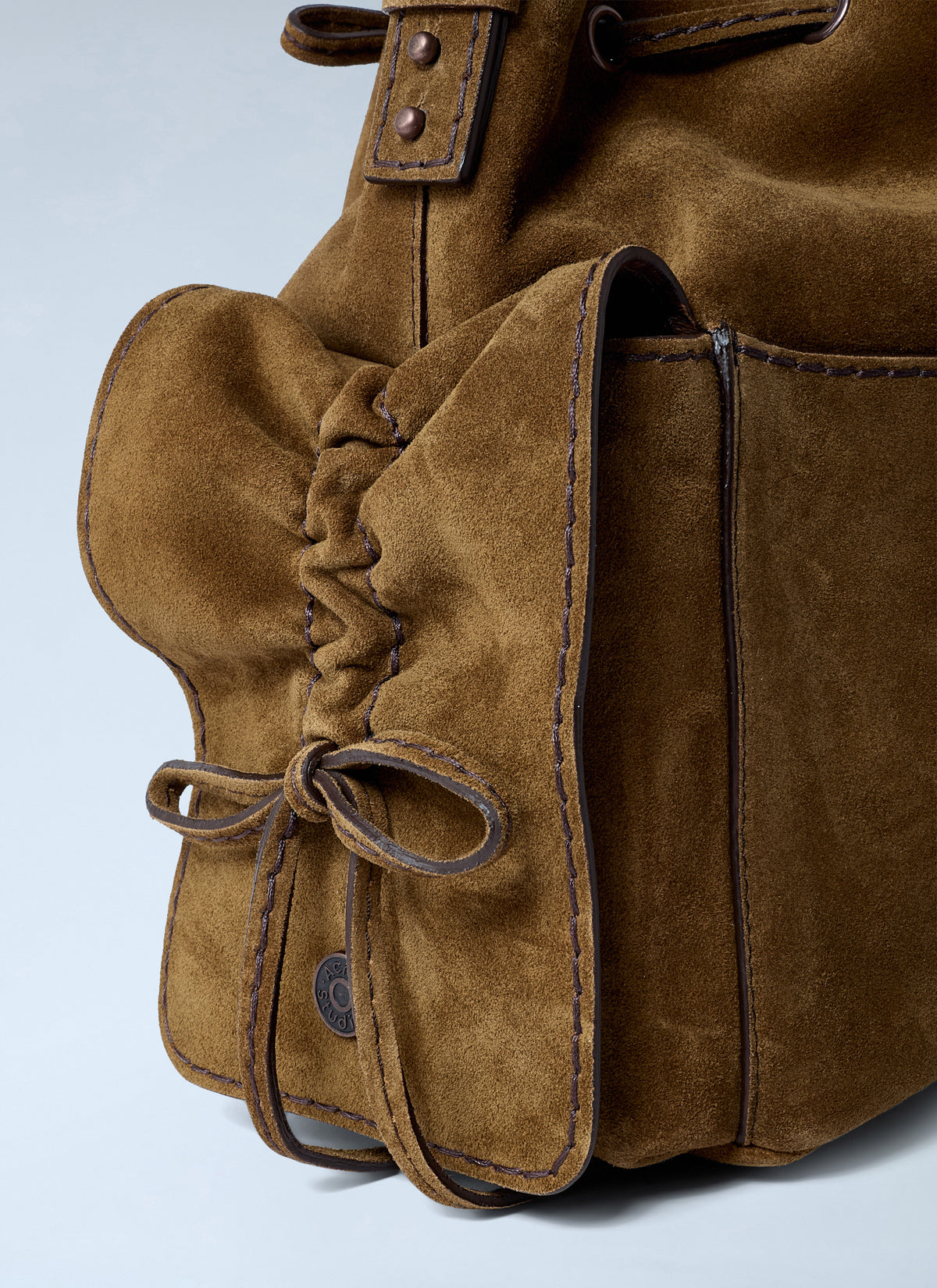 Acne Studios Women Suede Multipocket Bucket Bag ACNE STUDIOS