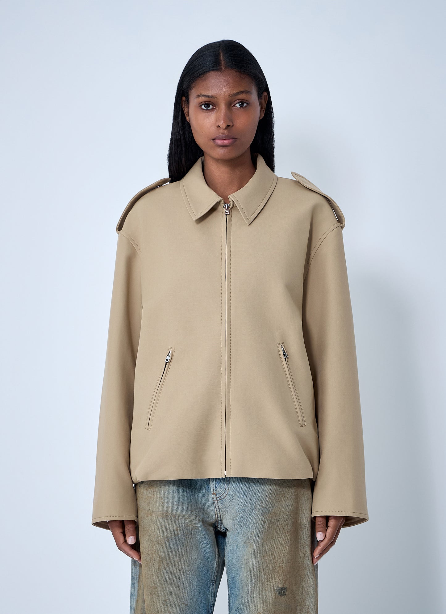 Acne Studios Women Cotton Satin Jacket ACNE STUDIOS
