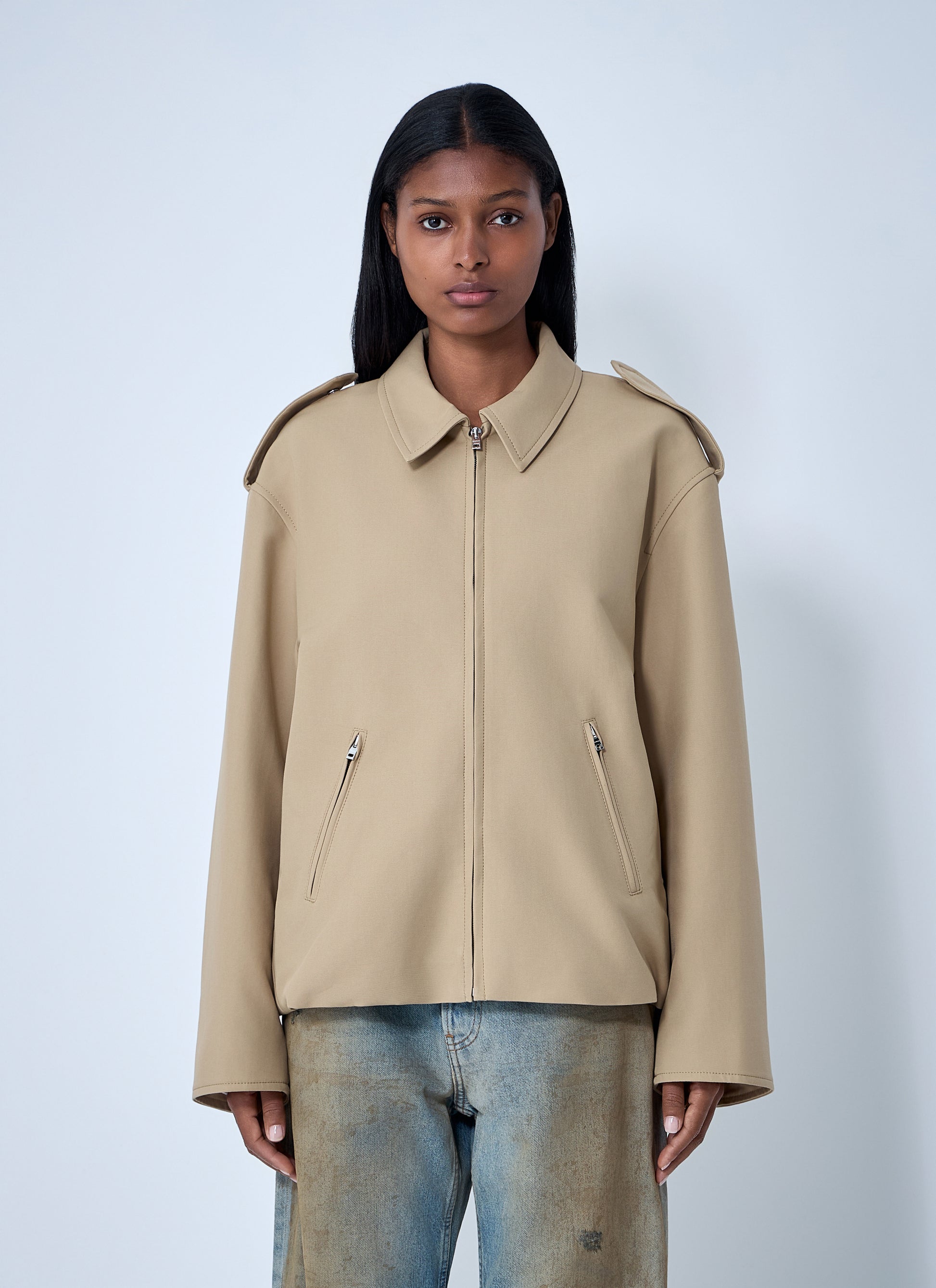 Acne Studios Women Cotton Satin Jacket ACNE STUDIOS