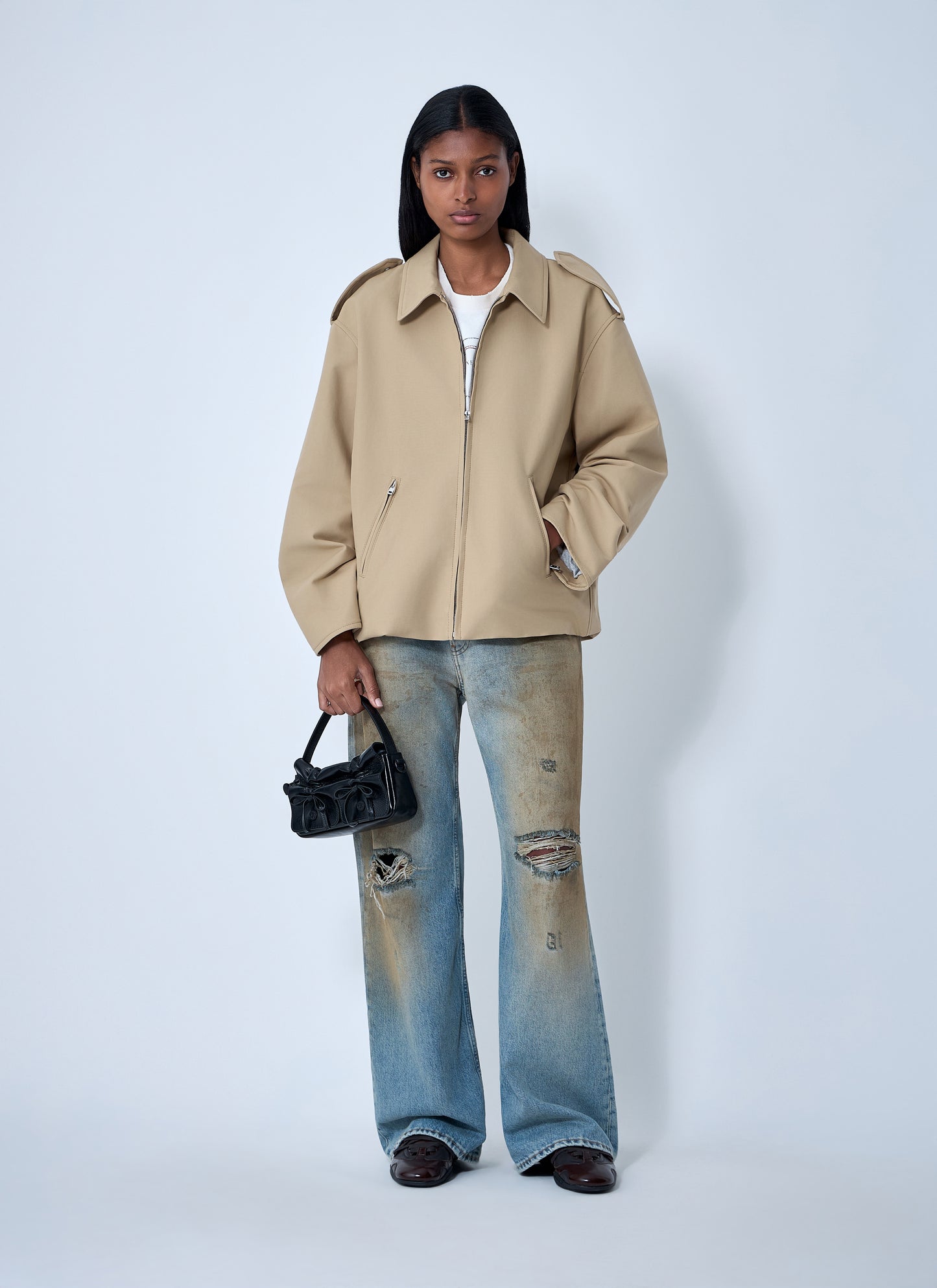 Acne Studios Women Cotton Satin Jacket ACNE STUDIOS
