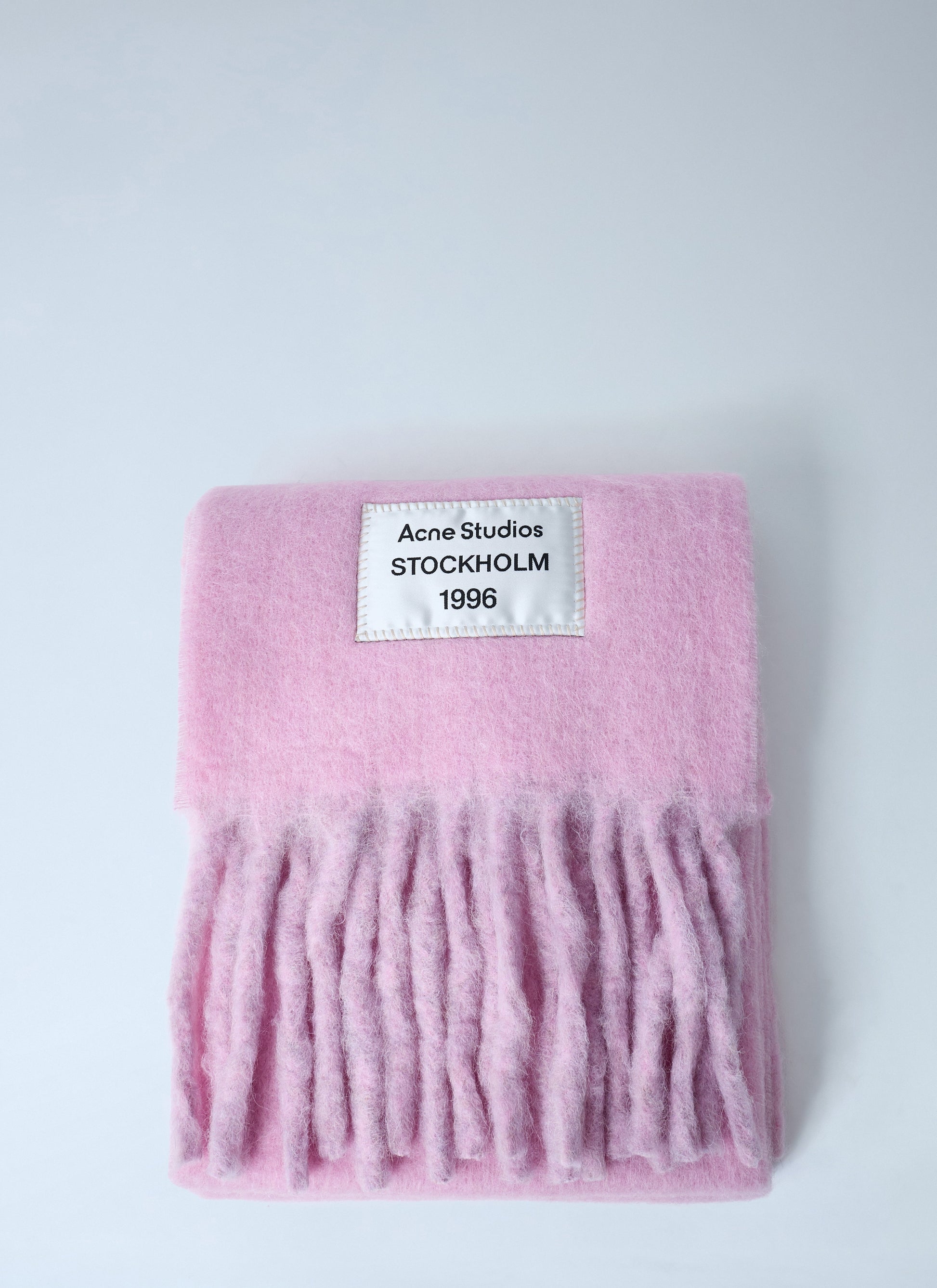 Acne Studios Women Fringed Wool-Blend Scarf ACNE STUDIOS