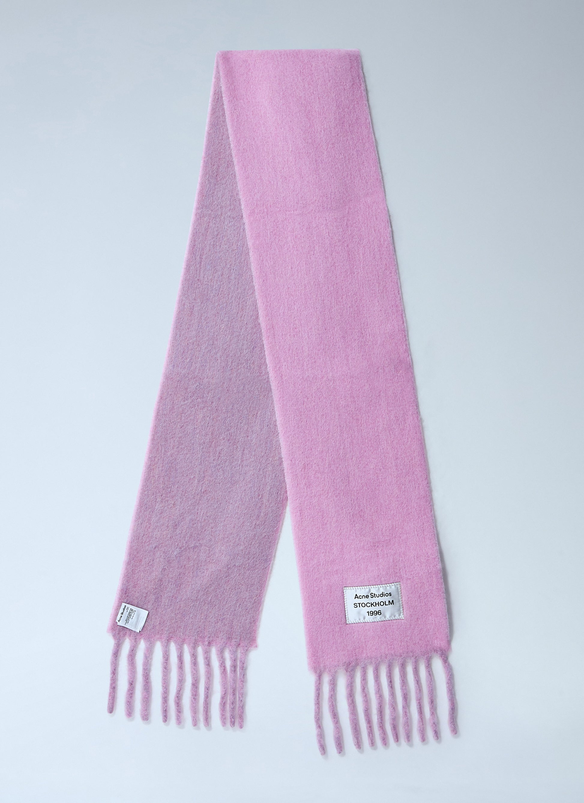 Acne Studios Women Fringed Wool-Blend Scarf ACNE STUDIOS