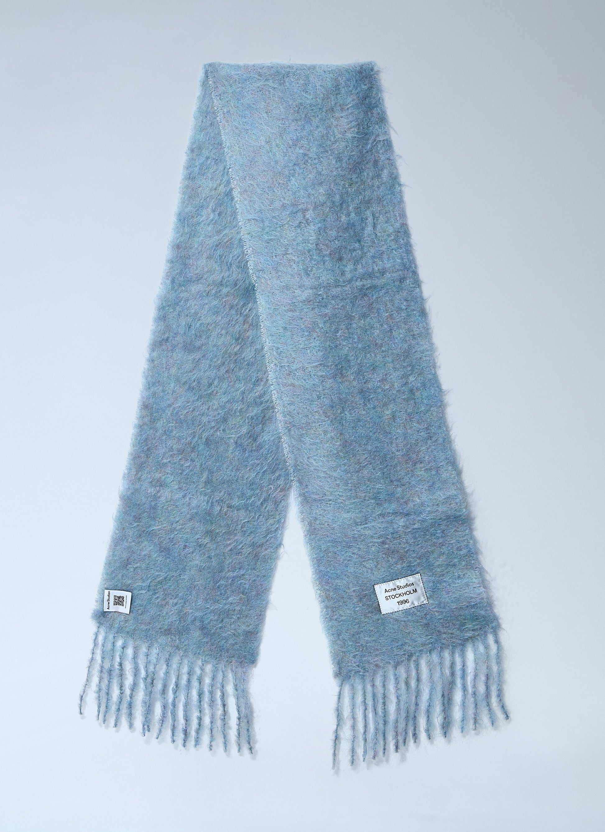 Acne Studios Women Fringed Wool-Blend Scarf ACNE STUDIOS