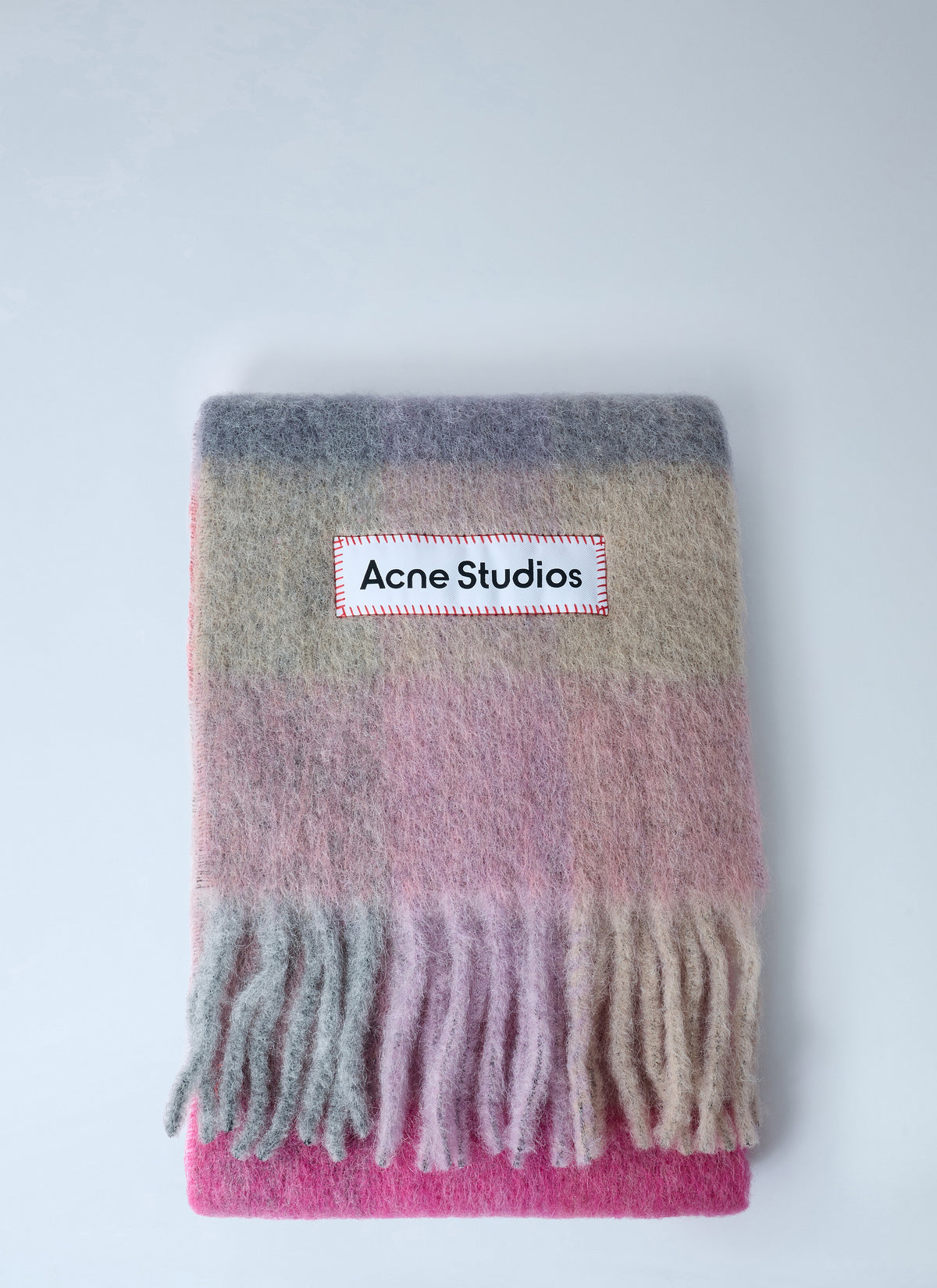 Acne Studios Women Logo Patch Check Scarf ACNE STUDIOS