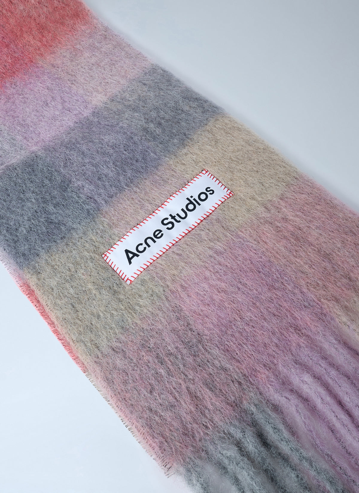 Acne Studios Women Logo Patch Check Scarf ACNE STUDIOS