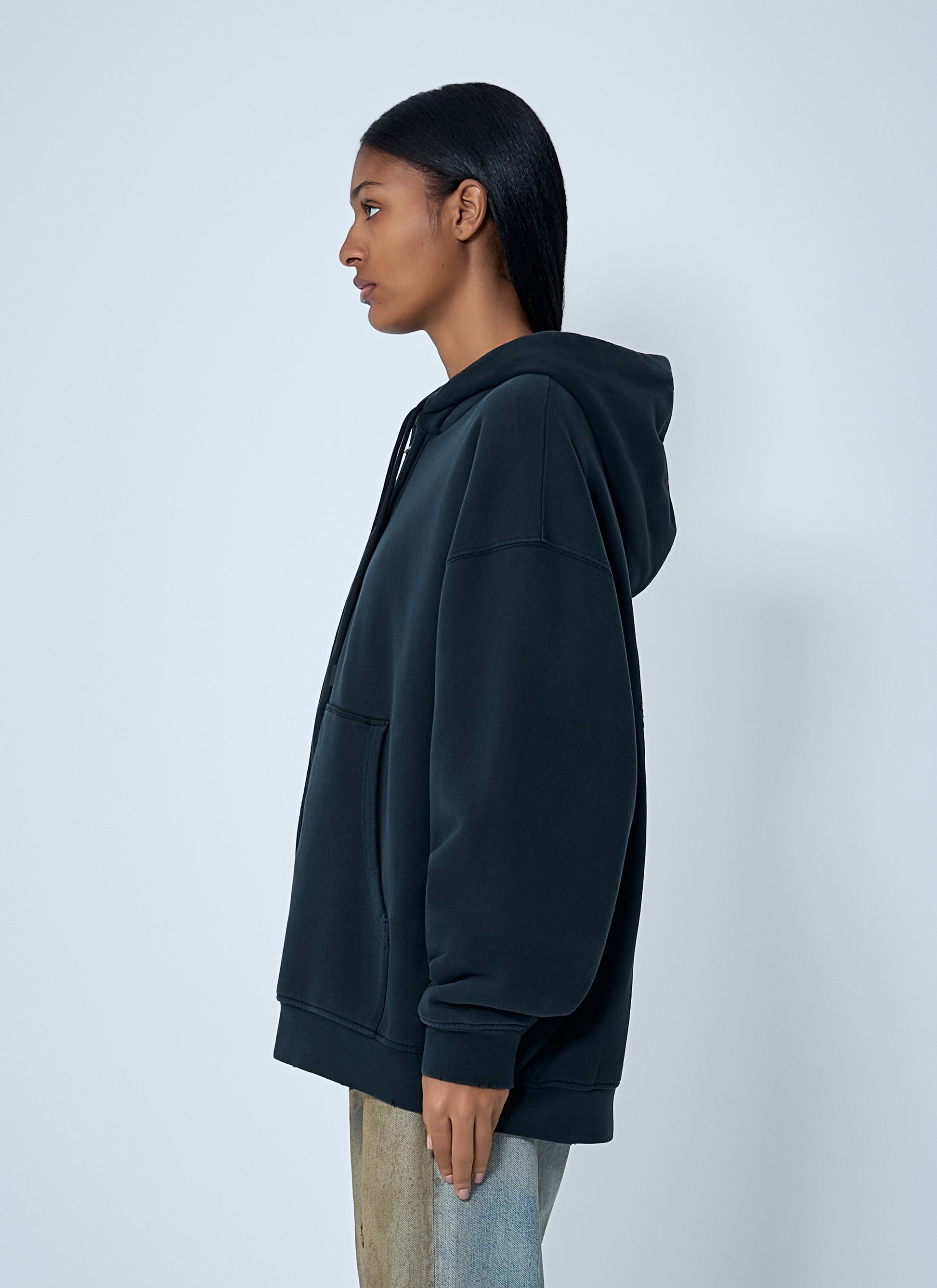 Acne Studios Women Zip-Up Hooded Sweatshirt ACNE STUDIOS