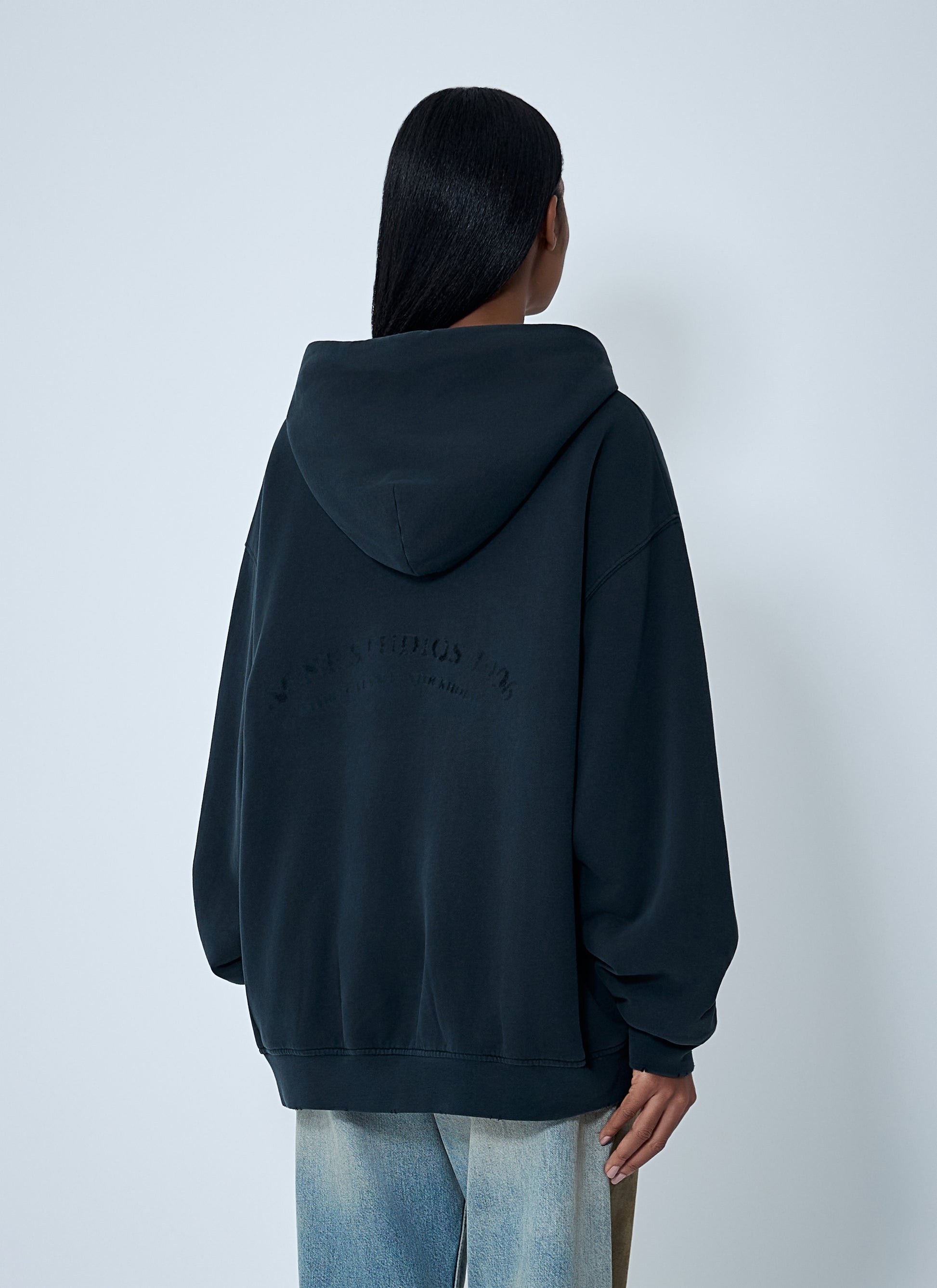 Acne Studios Women Zip-Up Hooded Sweatshirt ACNE STUDIOS