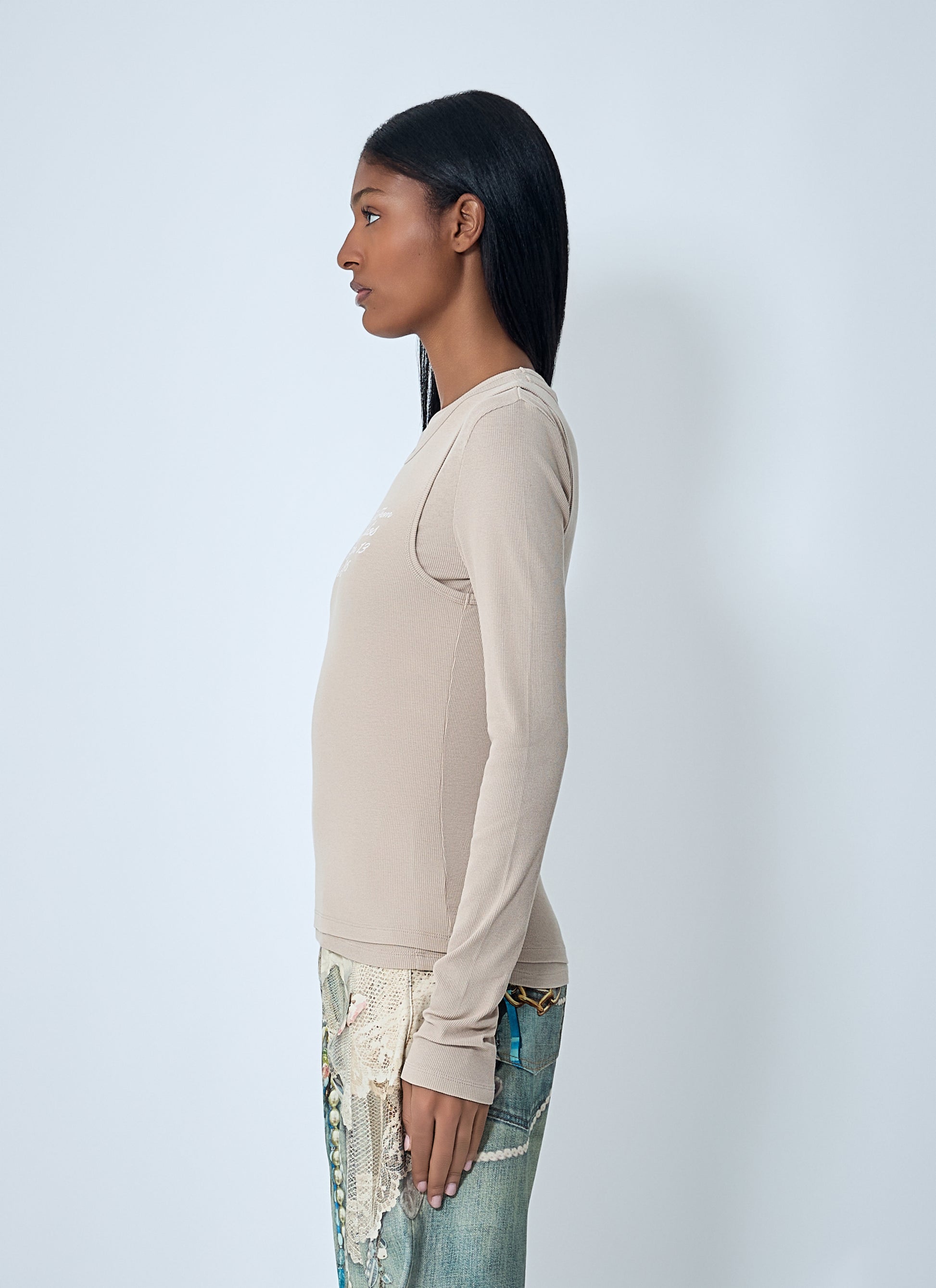 Acne Studios Women Logo Motif T-Shirt ACNE STUDIOS