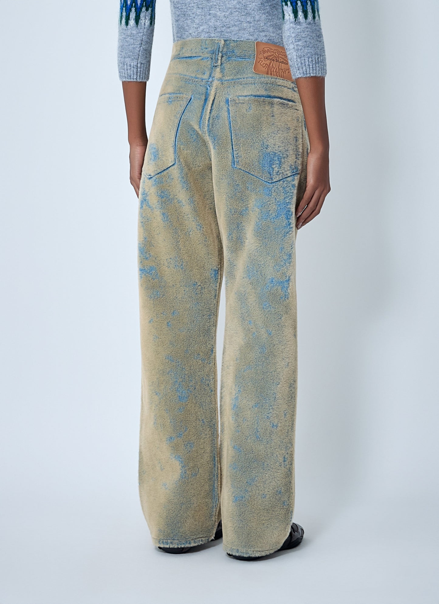 Acne Studios Women Flocked Denim Jeans ACNE STUDIOS