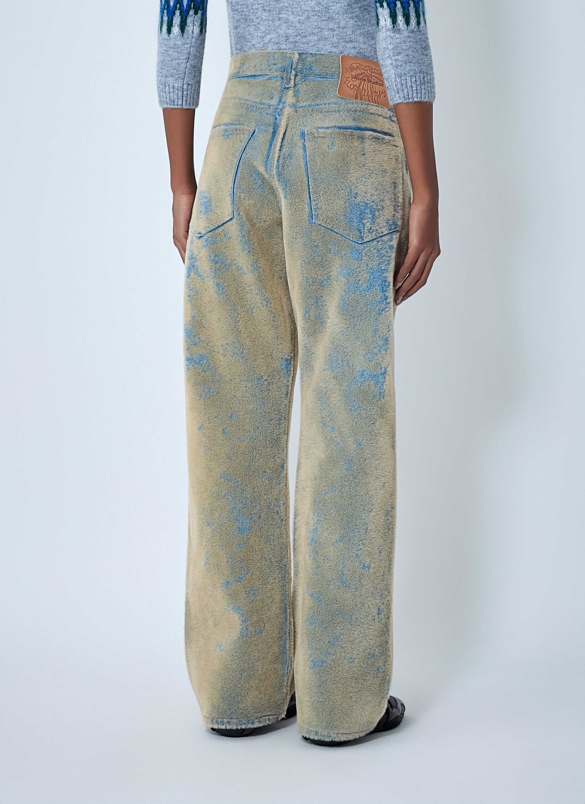 Acne Studios Women Flocked Denim Jeans ACNE STUDIOS
