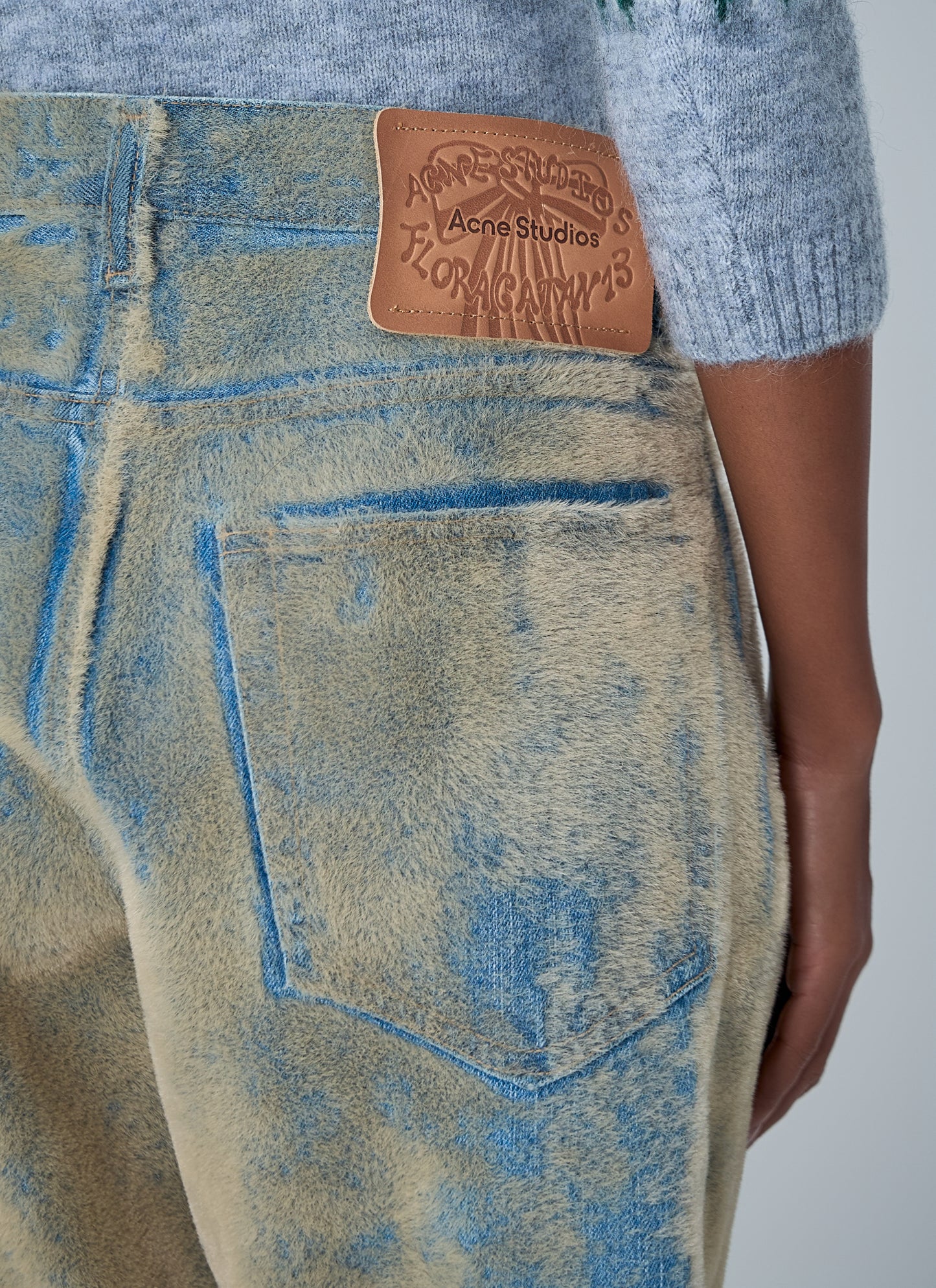 Acne Studios Women Flocked Denim Jeans ACNE STUDIOS