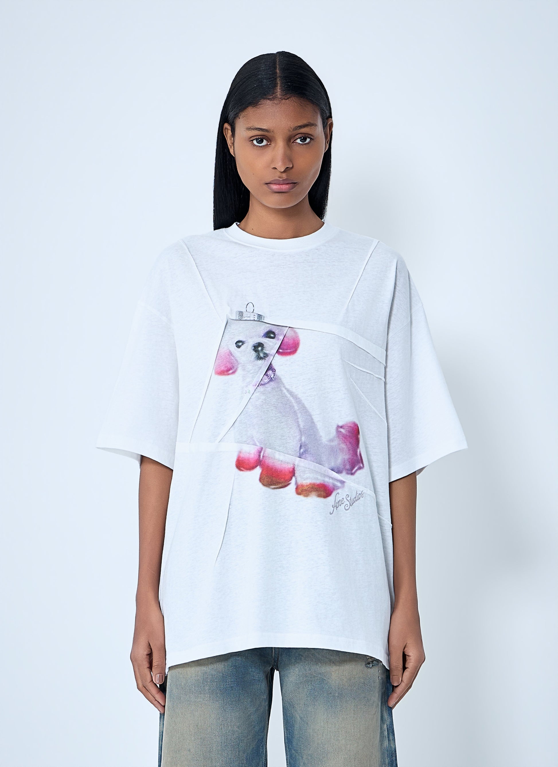 Acne Studios Women Logo Motif T-Shirt ACNE STUDIOS