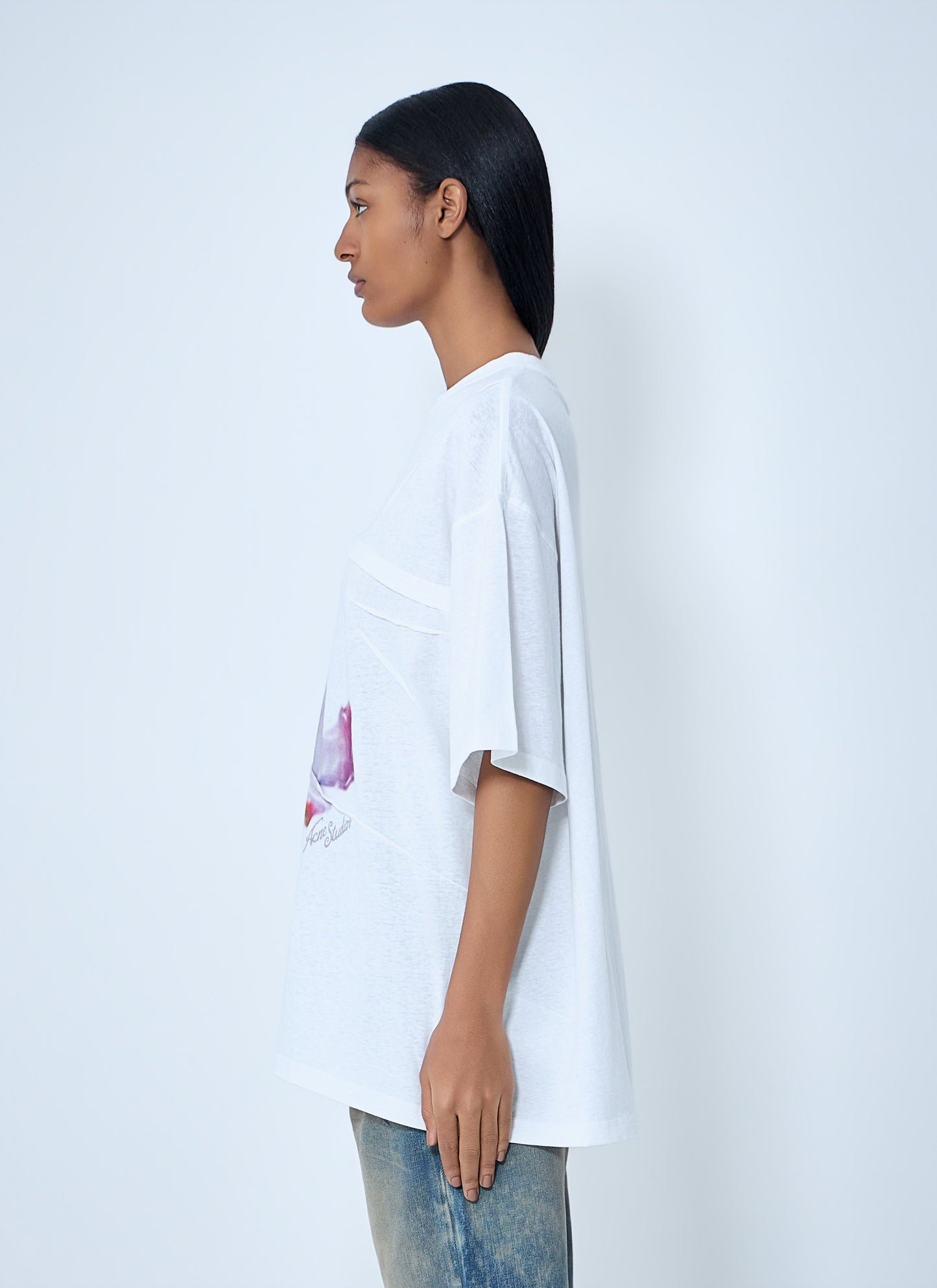 Acne Studios Women Logo Motif T-Shirt ACNE STUDIOS