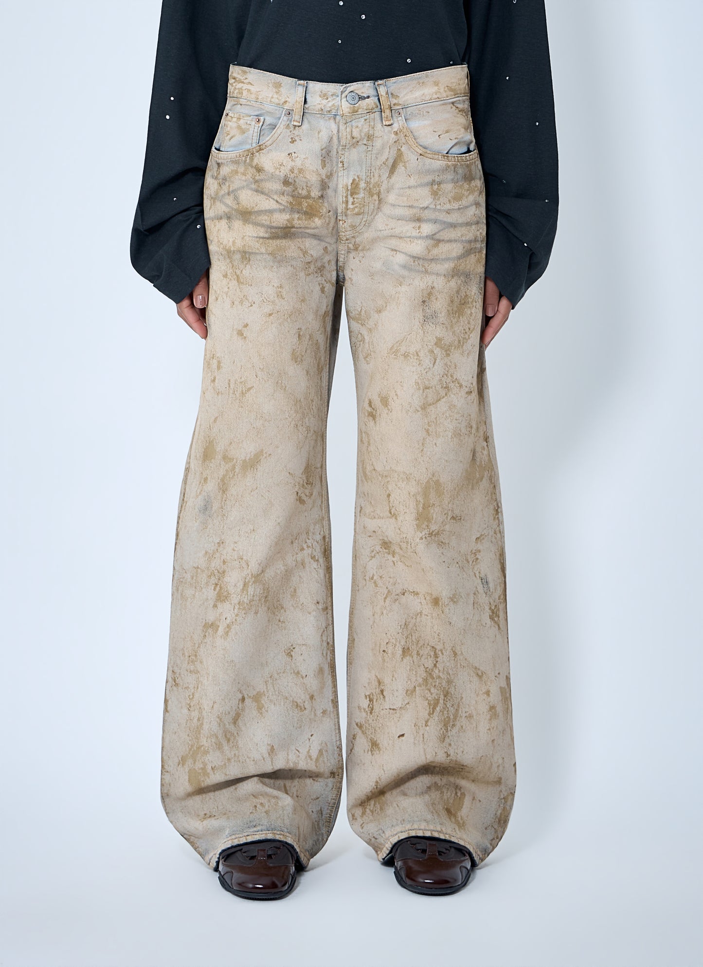 Acne Studios Women 2021F Faded Five-Pocket Jeans ACNE STUDIOS