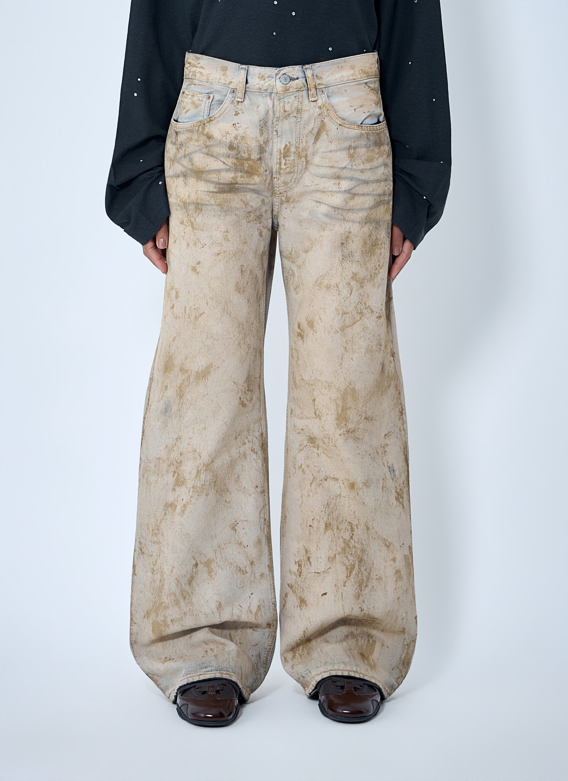 Acne Studios Women 2021F Faded Five-Pocket Jeans ACNE STUDIOS