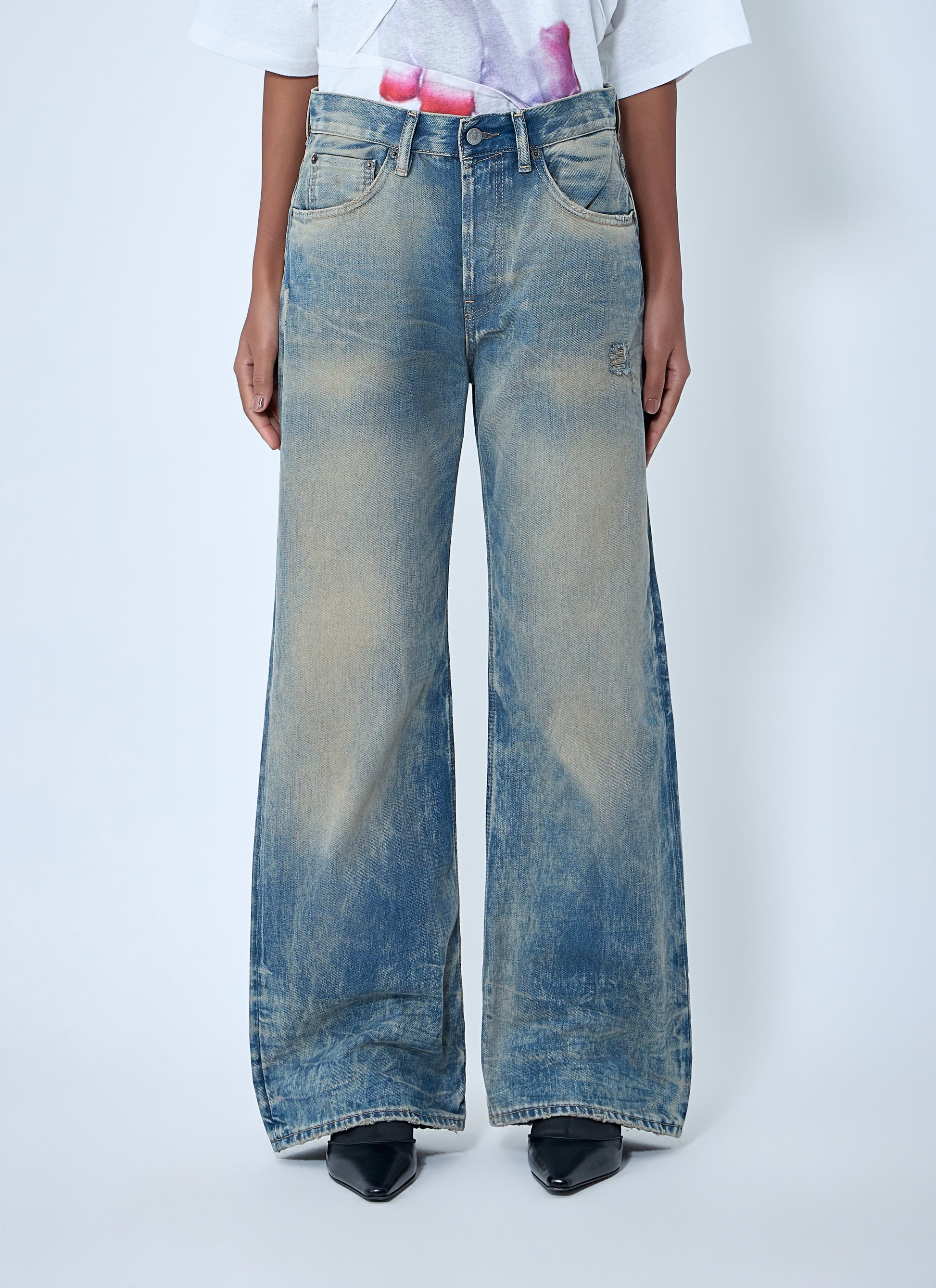 Acne Studios Women 2021F Five-Pocket Jeans ACNE STUDIOS
