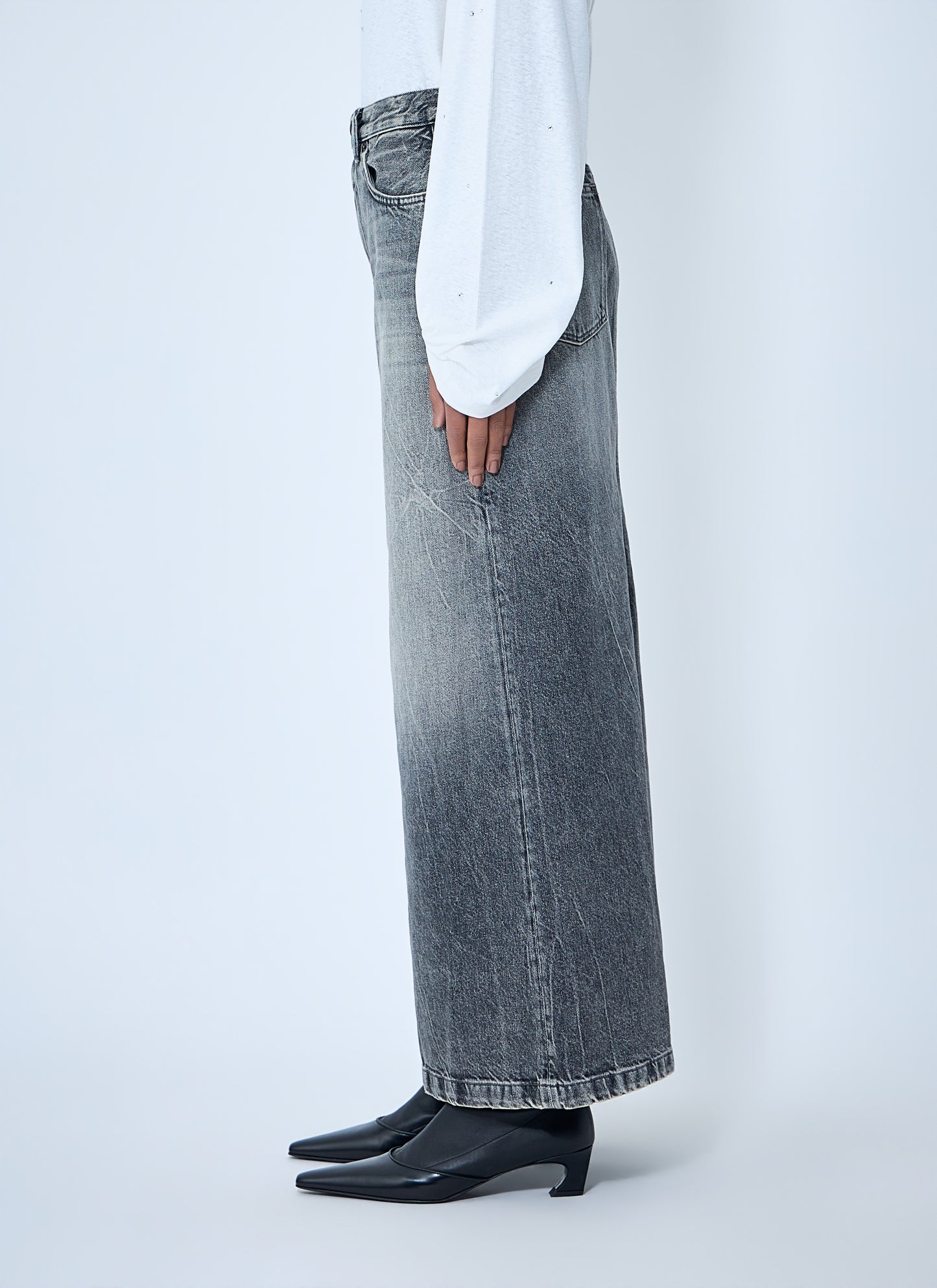 Acne Studios Women Denim Maxi Skirt ACNE STUDIOS