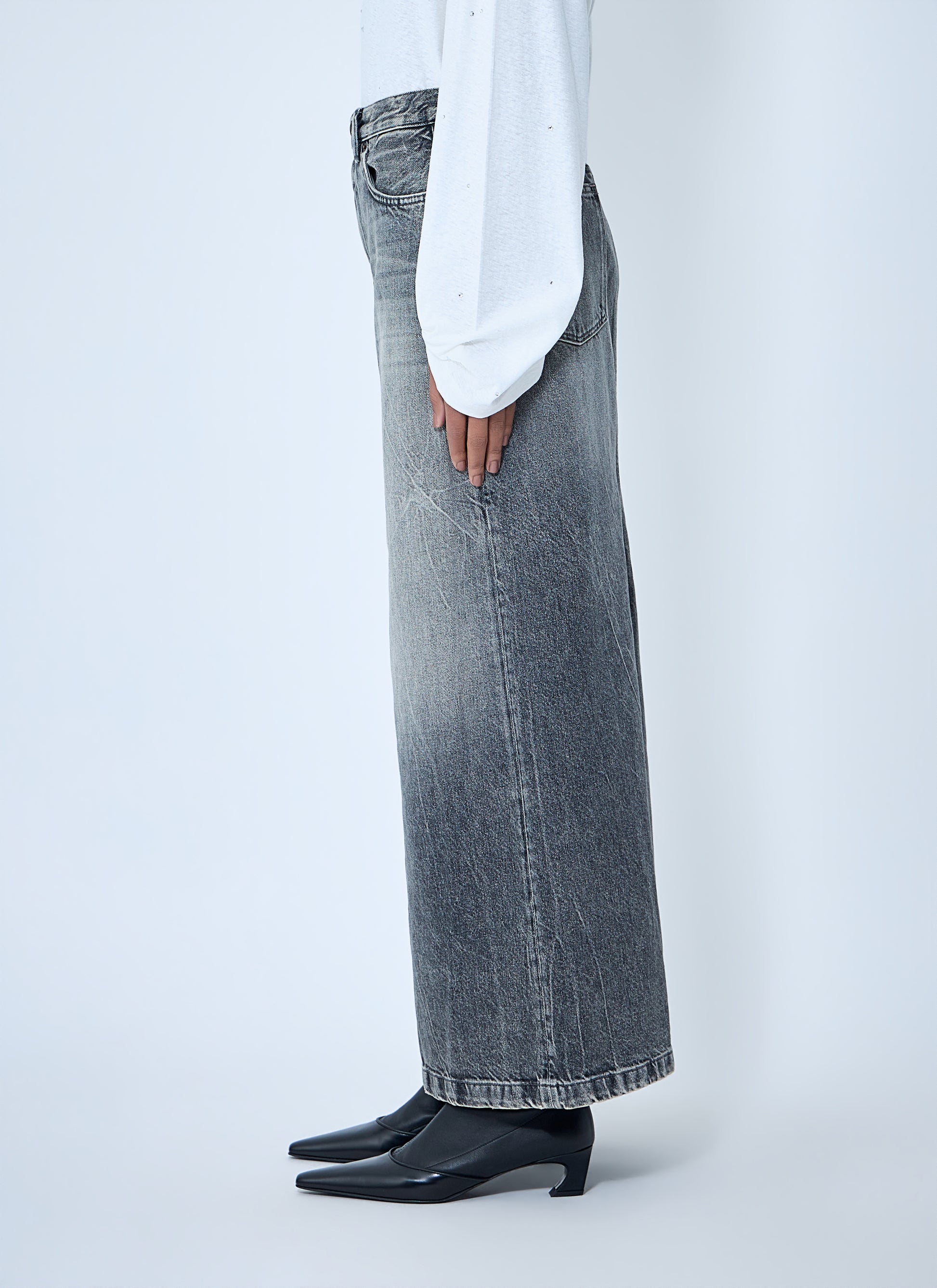 Acne Studios Women Denim Maxi Skirt ACNE STUDIOS