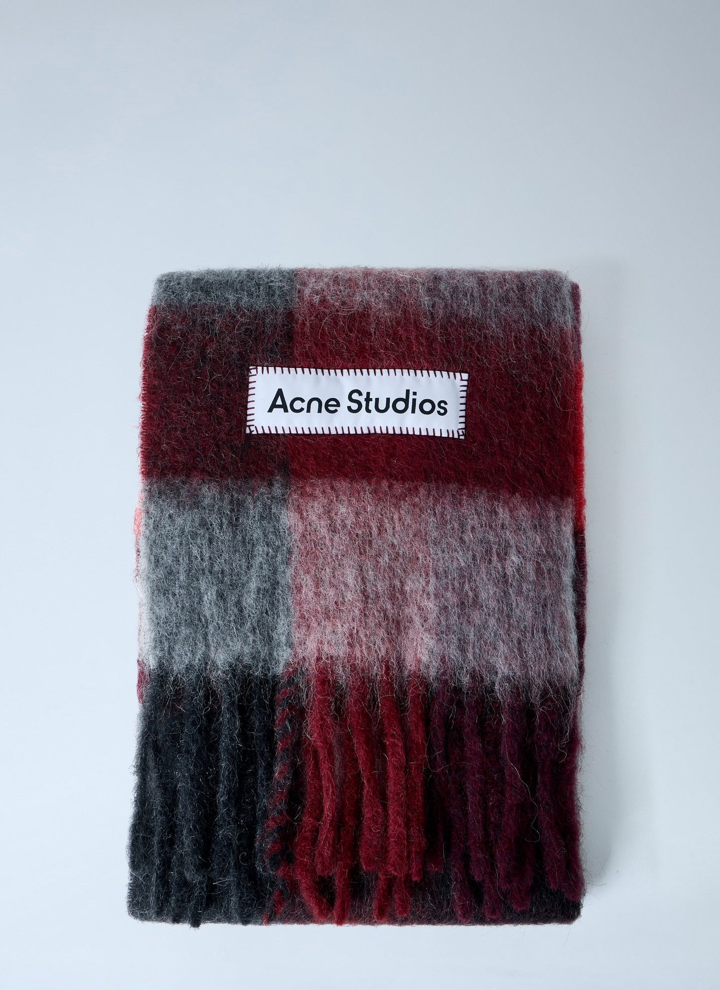 Acne Studios Women Wool-Blend Fringed Scarf ACNE STUDIOS