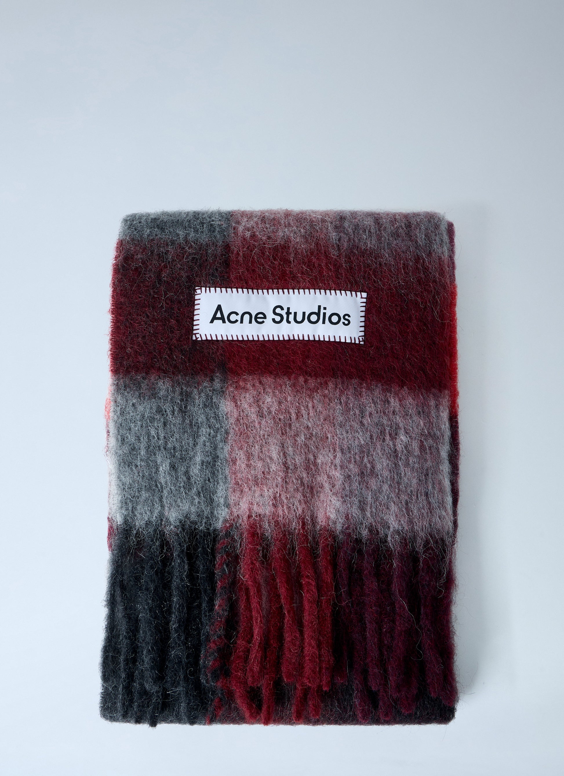 Acne Studios Women Wool-Blend Fringed Scarf ACNE STUDIOS