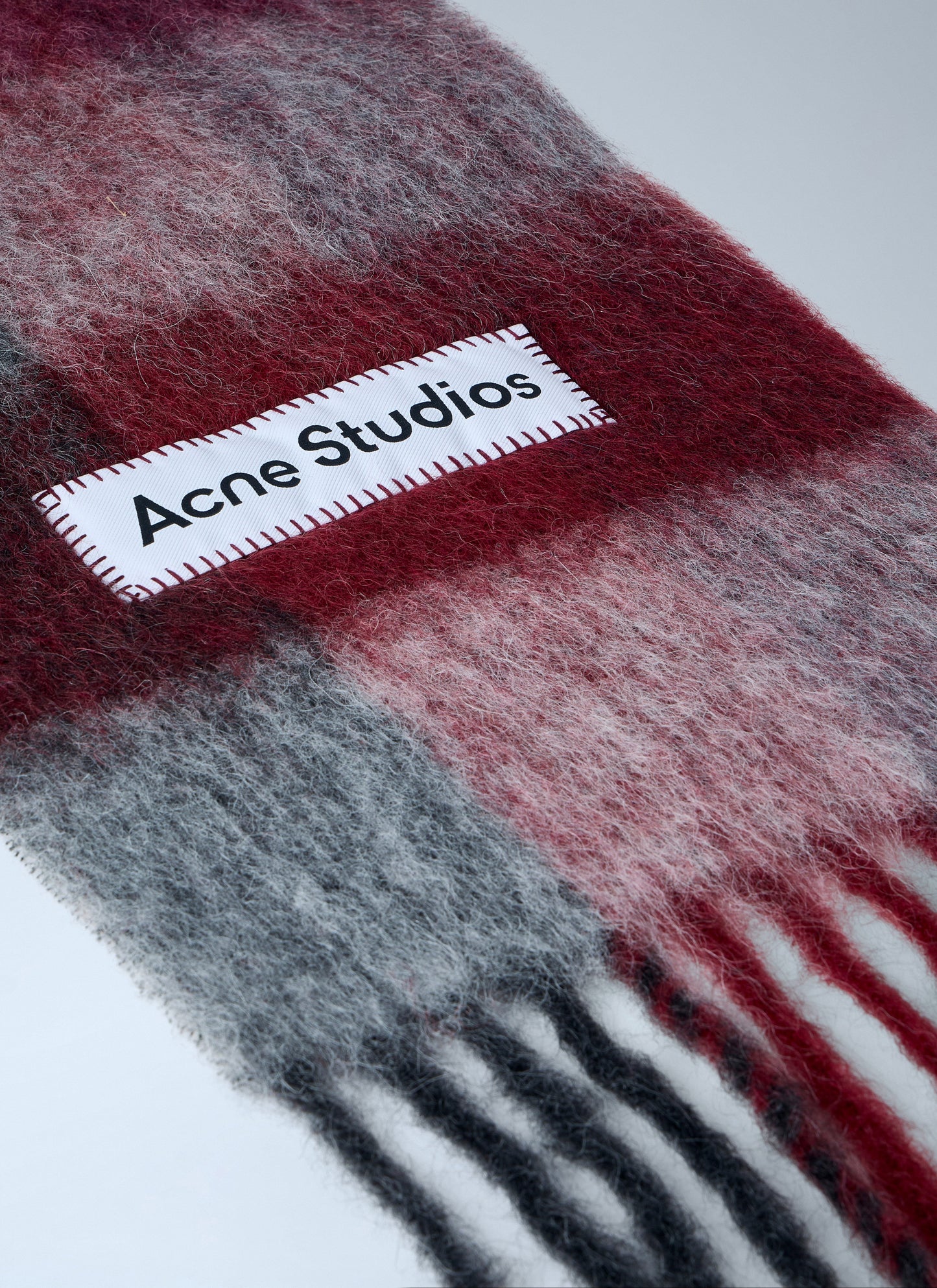 Acne Studios Women Wool-Blend Fringed Scarf ACNE STUDIOS