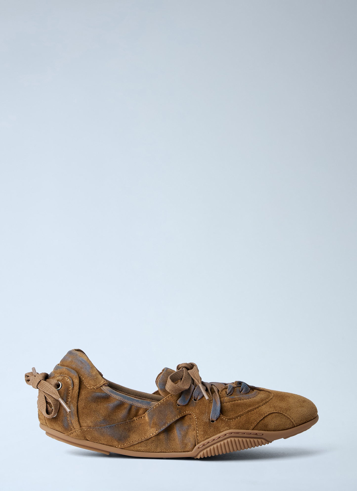 Acne Studios Women Lace-Up Suede Flats ACNE STUDIOS