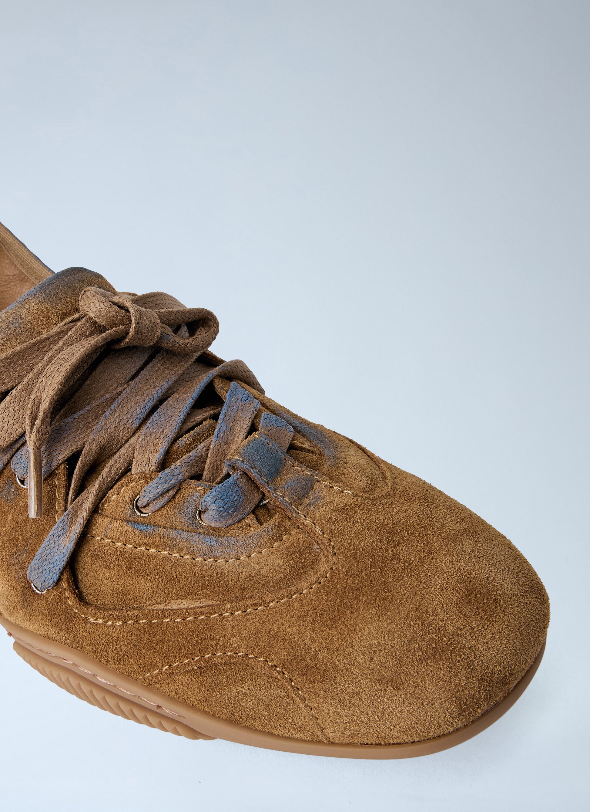 Acne Studios Women Lace-Up Suede Flats ACNE STUDIOS