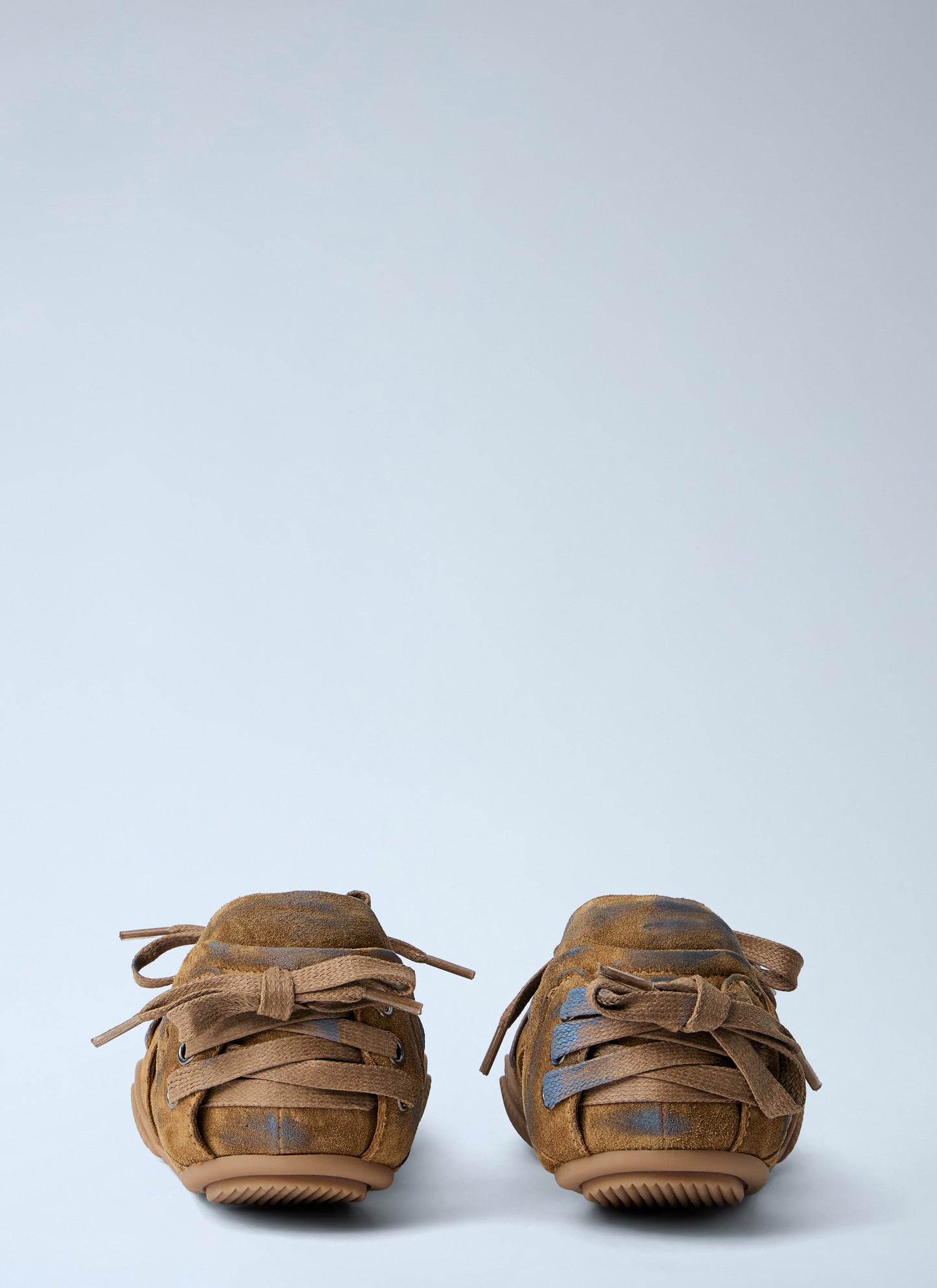 Acne Studios Women Lace-Up Suede Flats ACNE STUDIOS