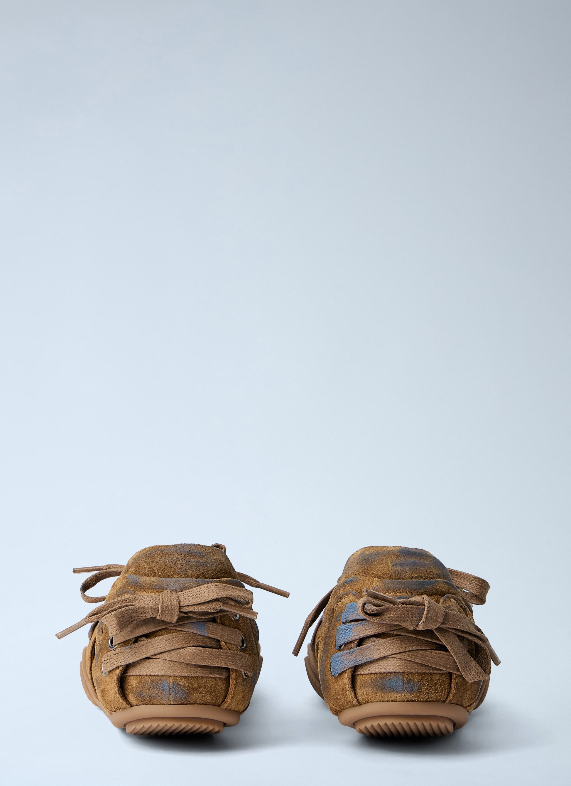 Acne Studios Women Lace-Up Suede Flats ACNE STUDIOS