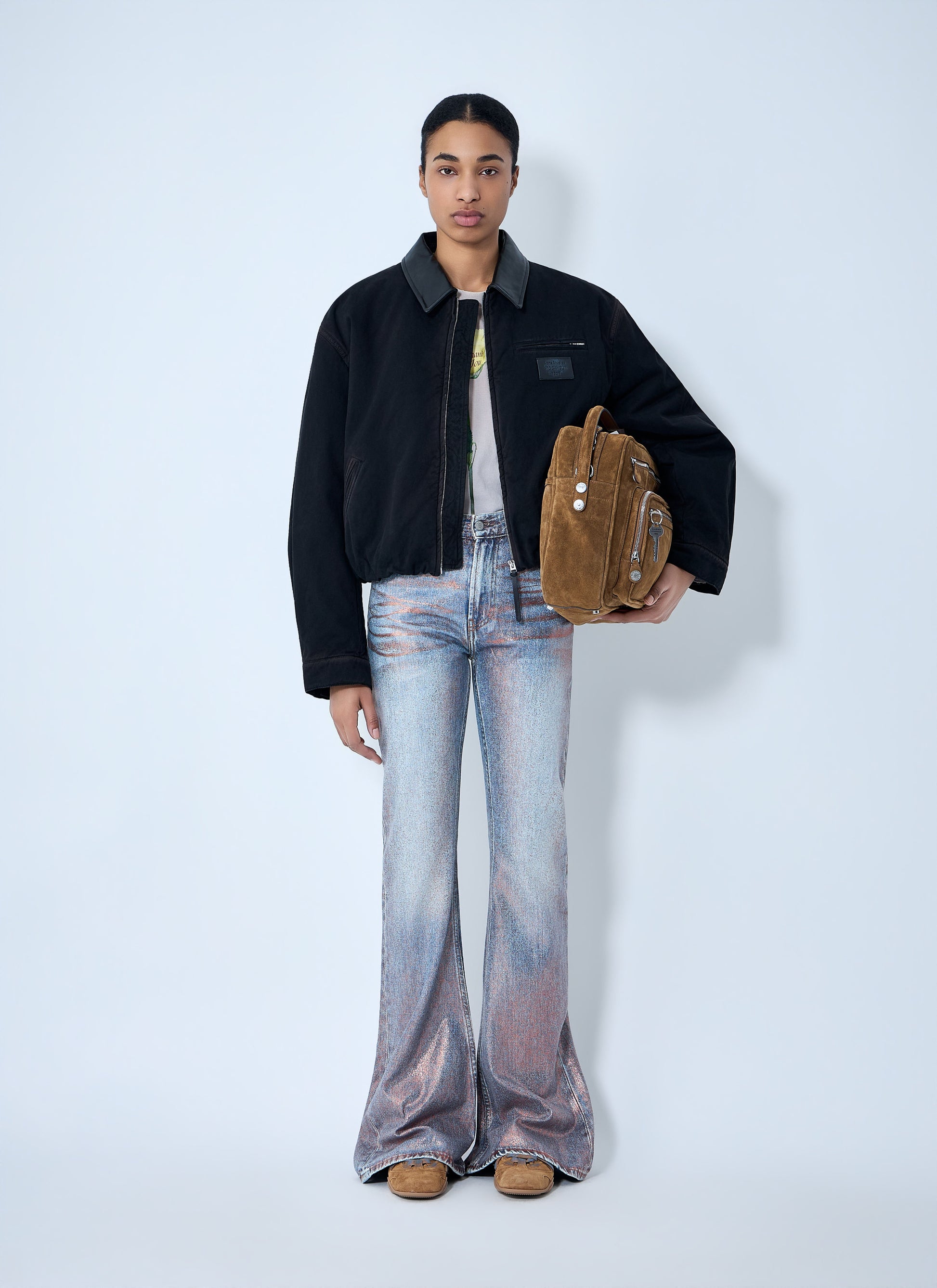 Acne Studios Women Fitted Glitter Jeans ACNE STUDIOS