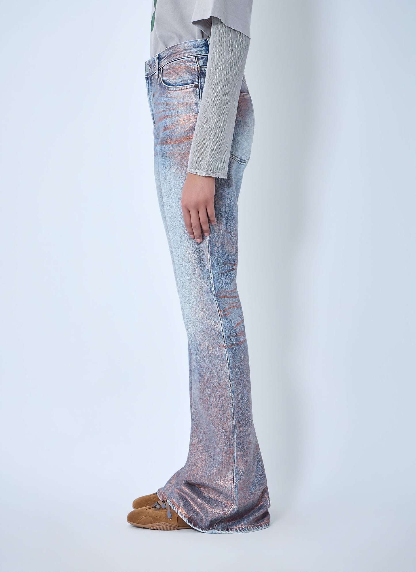 Acne Studios Women Fitted Glitter Jeans ACNE STUDIOS