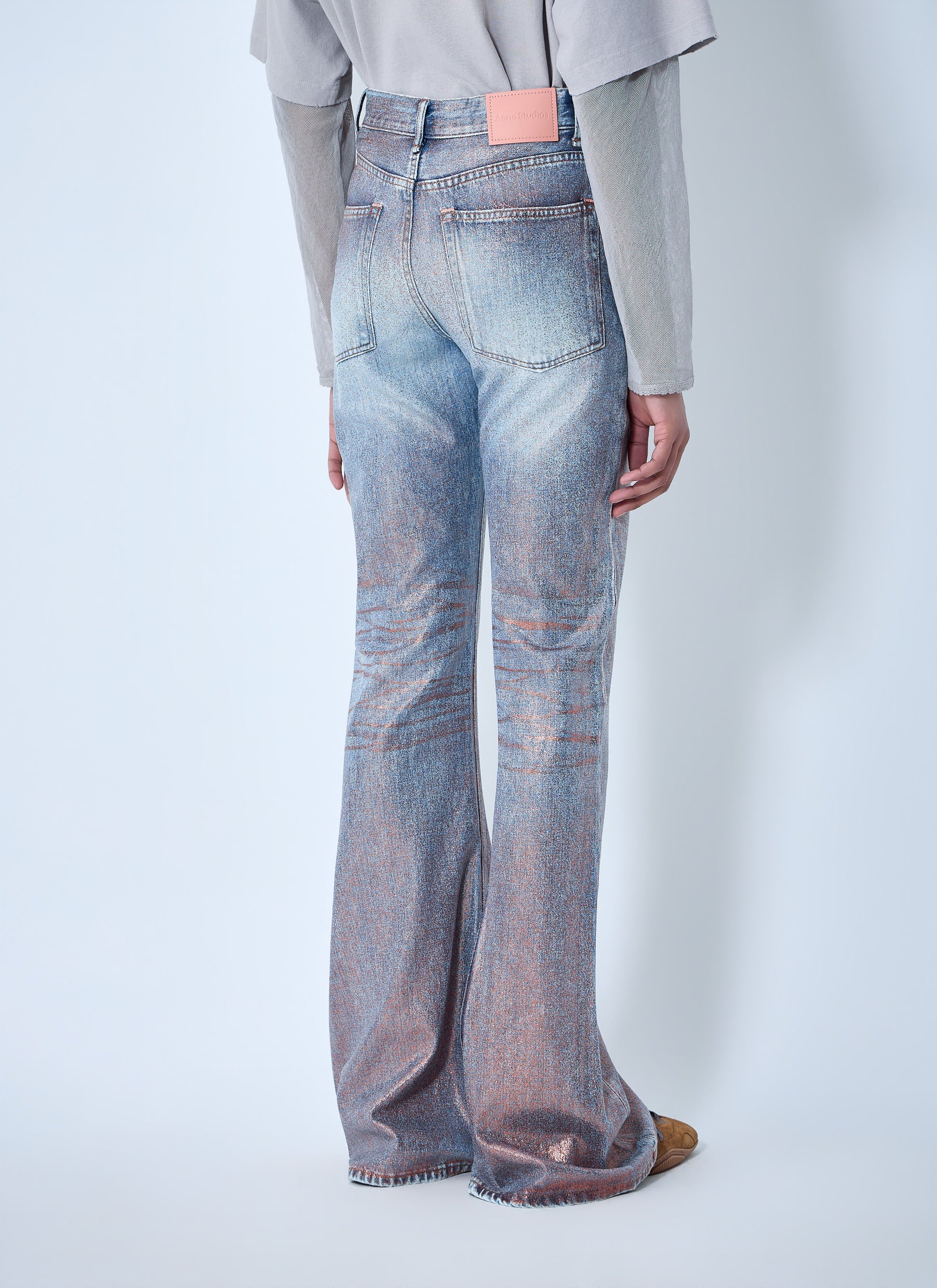 Acne Studios Women Fitted Glitter Jeans ACNE STUDIOS