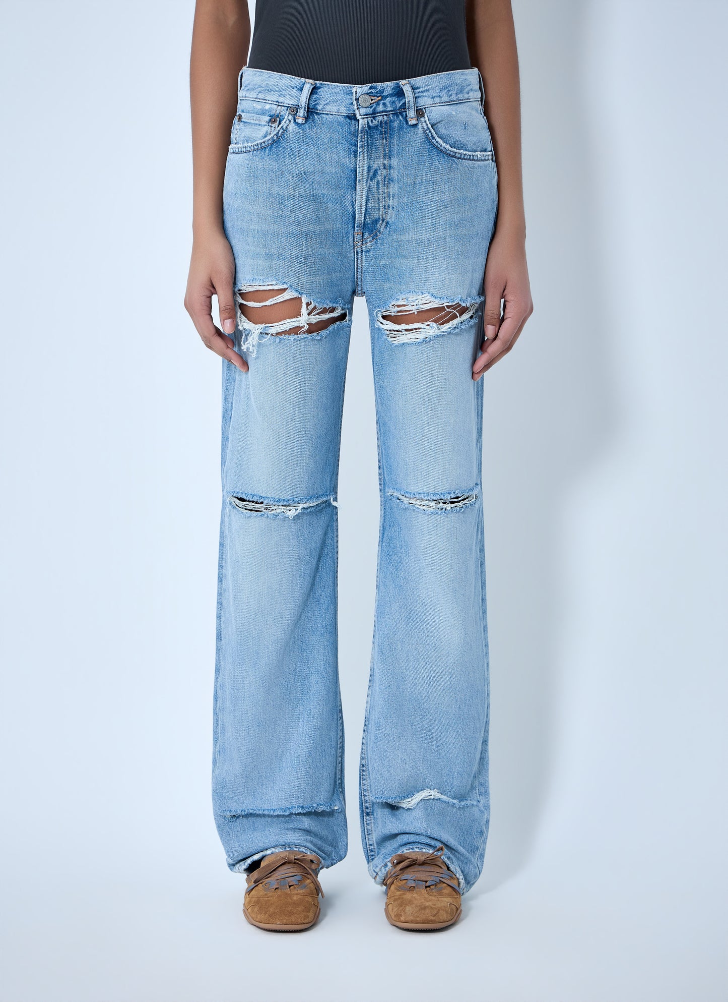 Acne Studios Women Vintage Effect Jeans ACNE STUDIOS